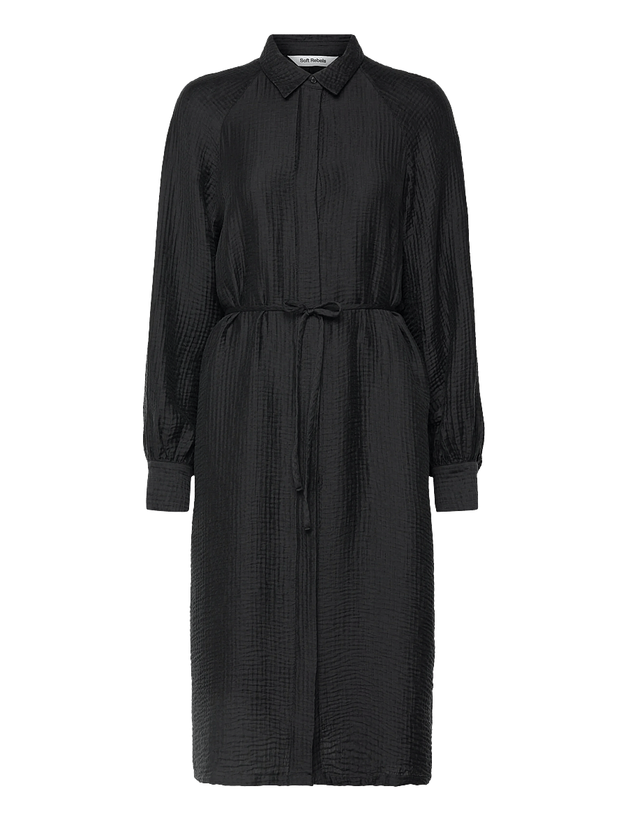 Soft Rebels - SRJessa Dress - skjortekjoler - black - 0