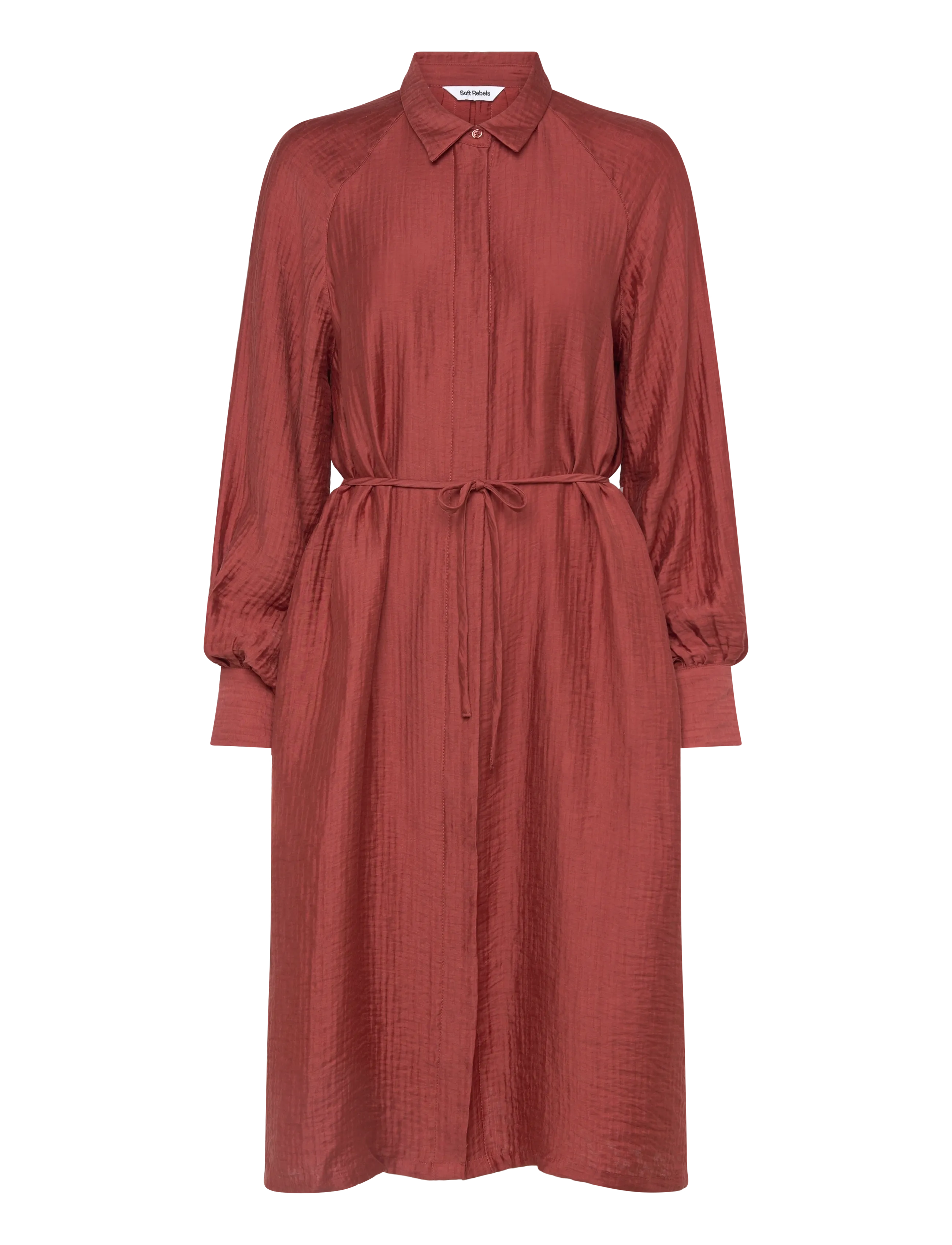 Soft Rebels SRJessa Dress - Kleidid - HENNA / red