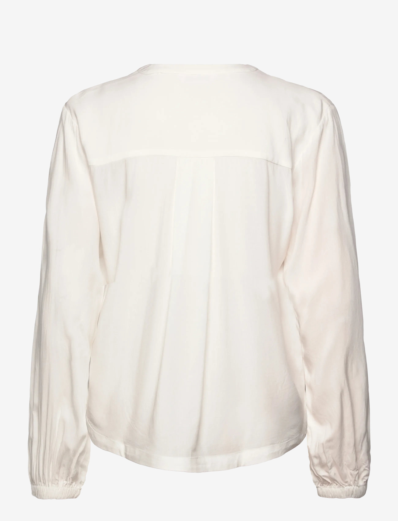Soft Rebels - SRFreedom V-neck Blouse - pikkade varrukatega pluusid - snow white - 1