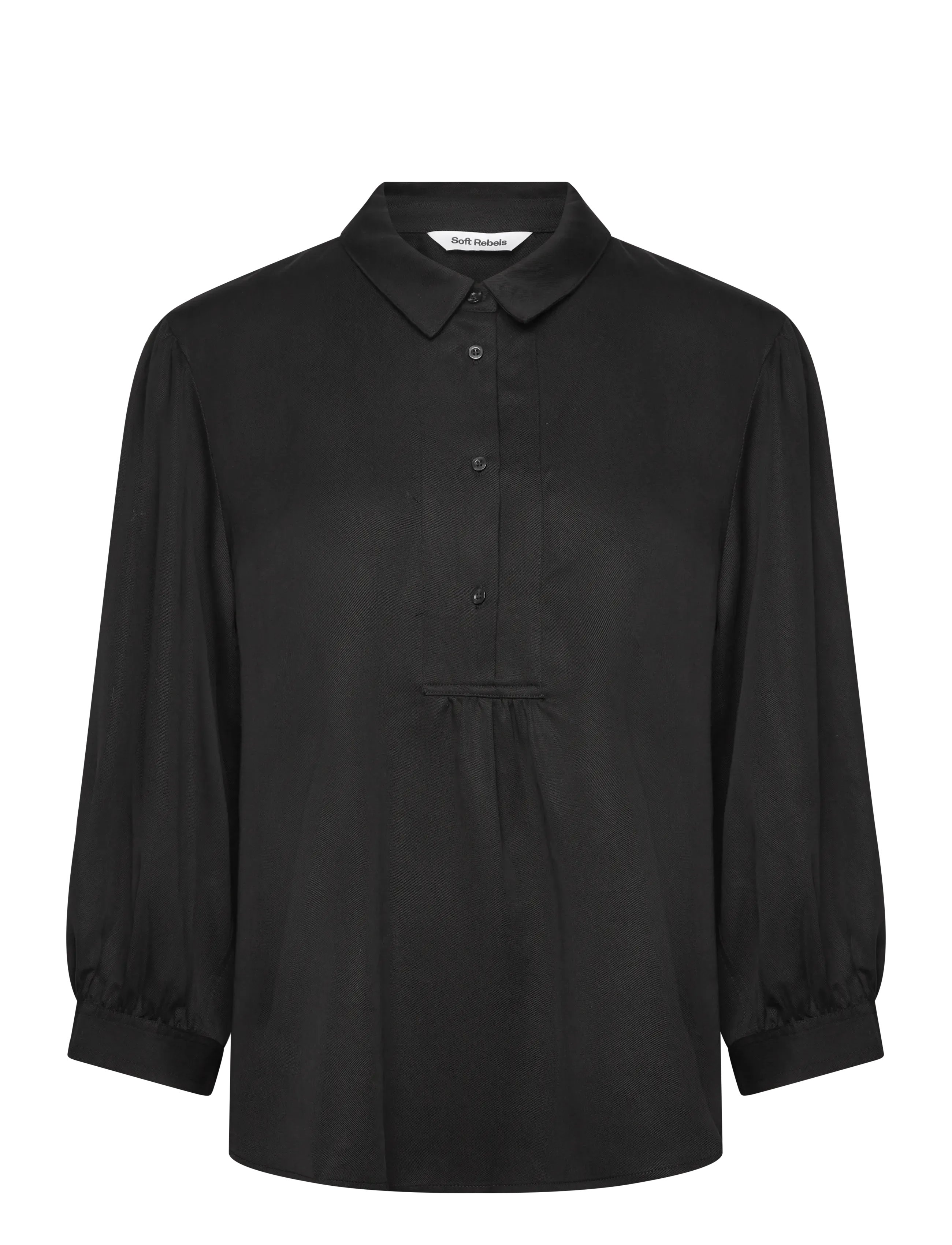 SOFT REBELS Srstormy Bluse Schwarz - XS - Damen