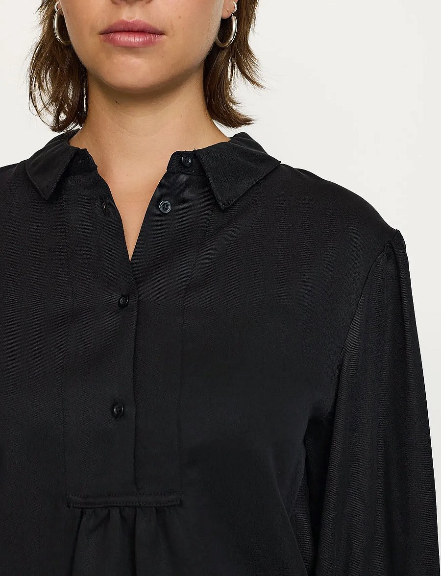 Soft Rebels - SRStormy Blouse - overhemden met lange mouwen - black - 4