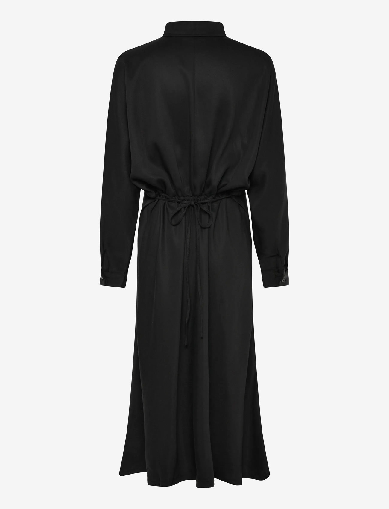 Soft Rebels - SRStormy Midi Dress - särkkleidid - black - 2