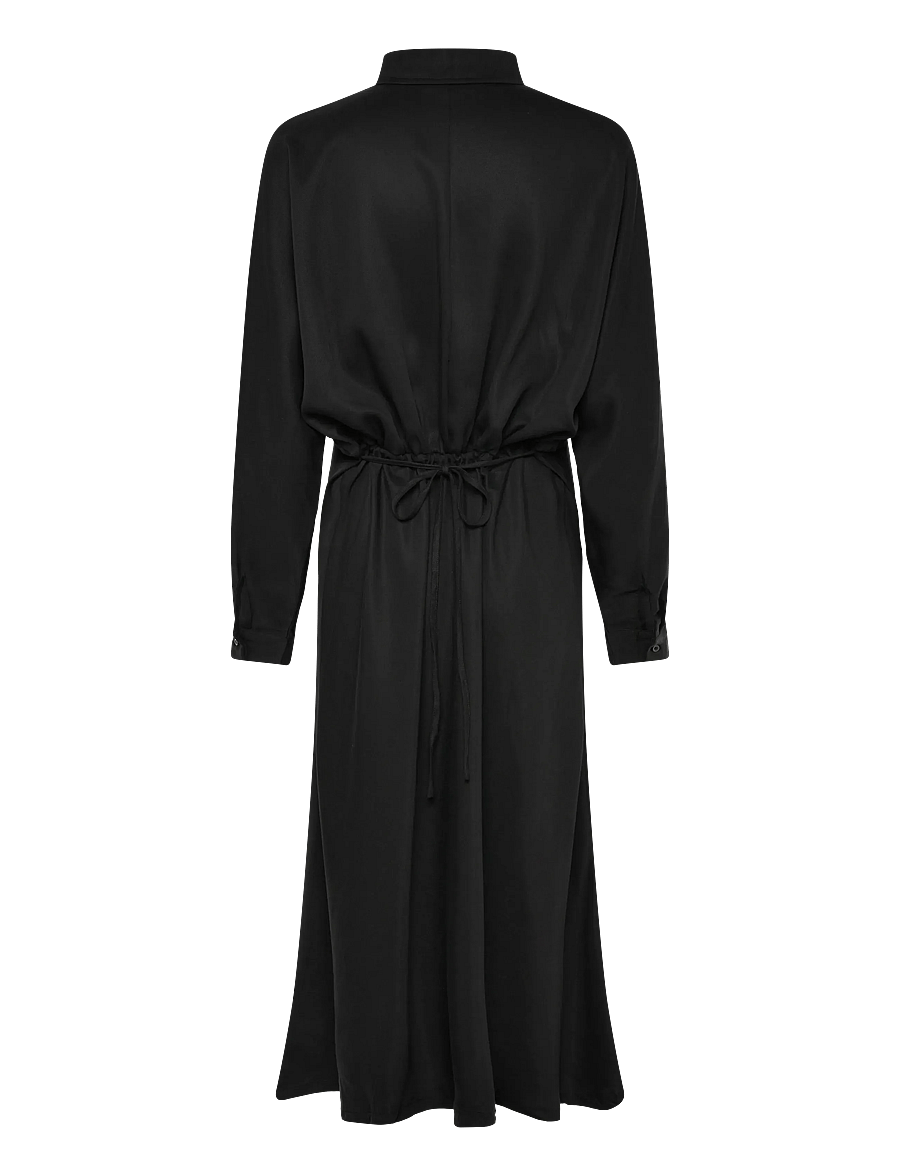 Soft Rebels - SRStormy Midi Dress - skjortekjoler - black - 2