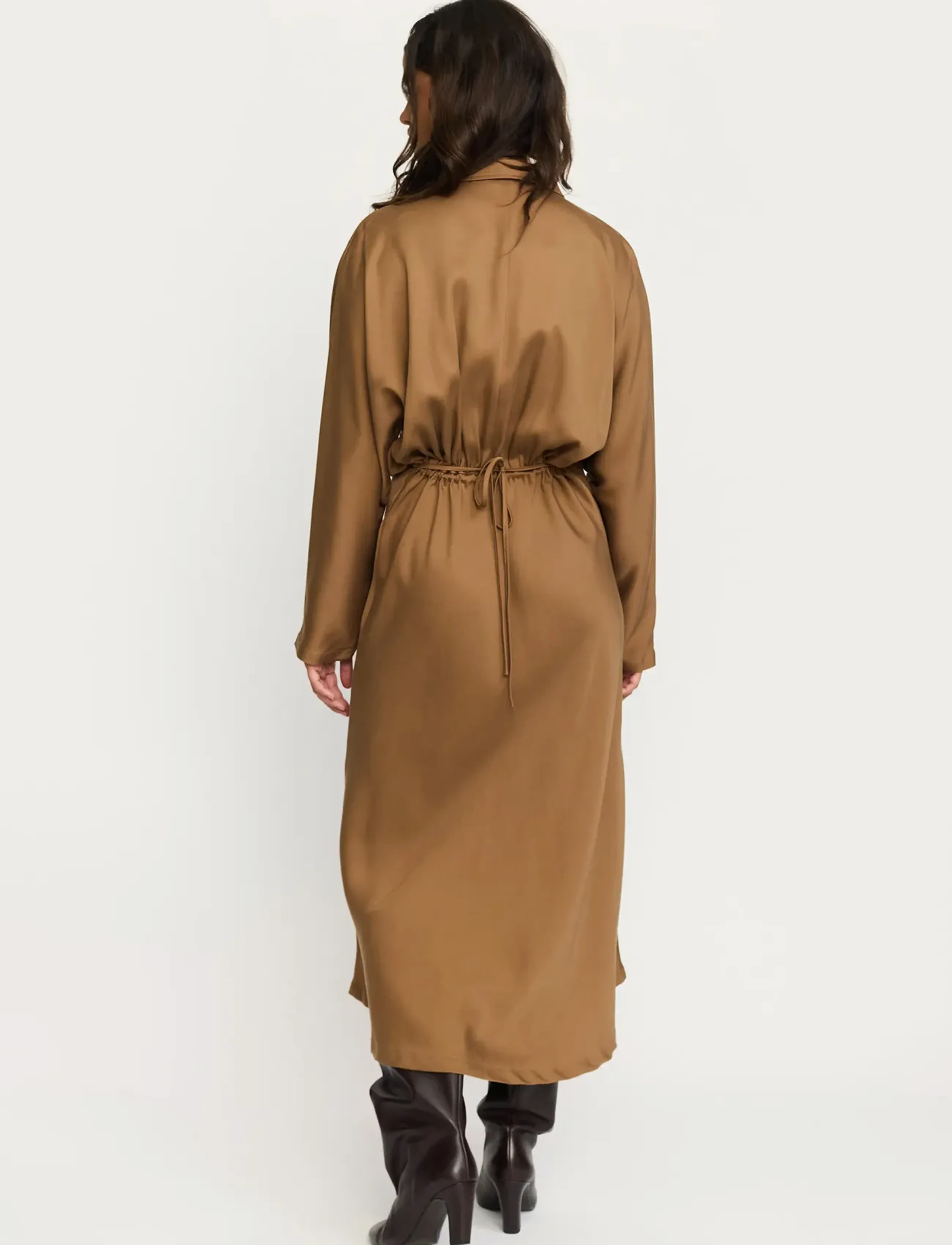 Soft Rebels - SRStormy Midi Dress - midi-kleider - toasted coconut - 3
