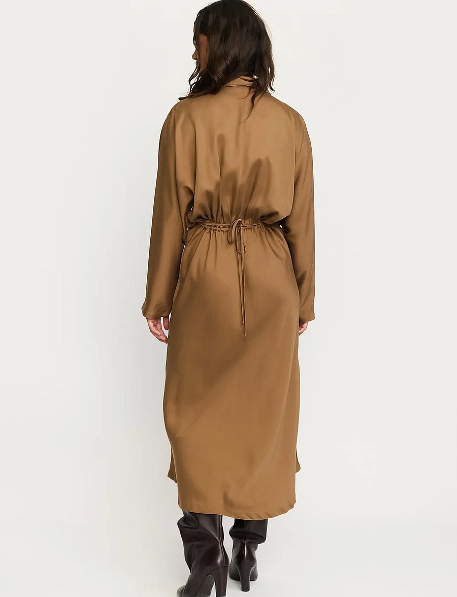 Soft Rebels - SRStormy Midi Dress - marškinių tipo suknelės - toasted coconut - 3