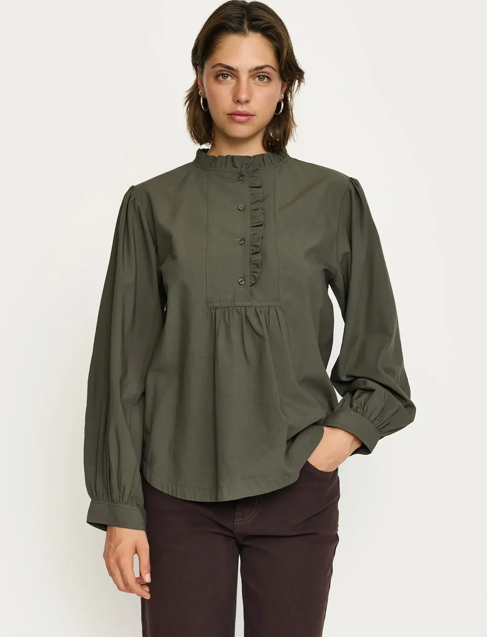 Soft Rebels - SRTiffany Blouse - long sleeved blouses - chimera - 0