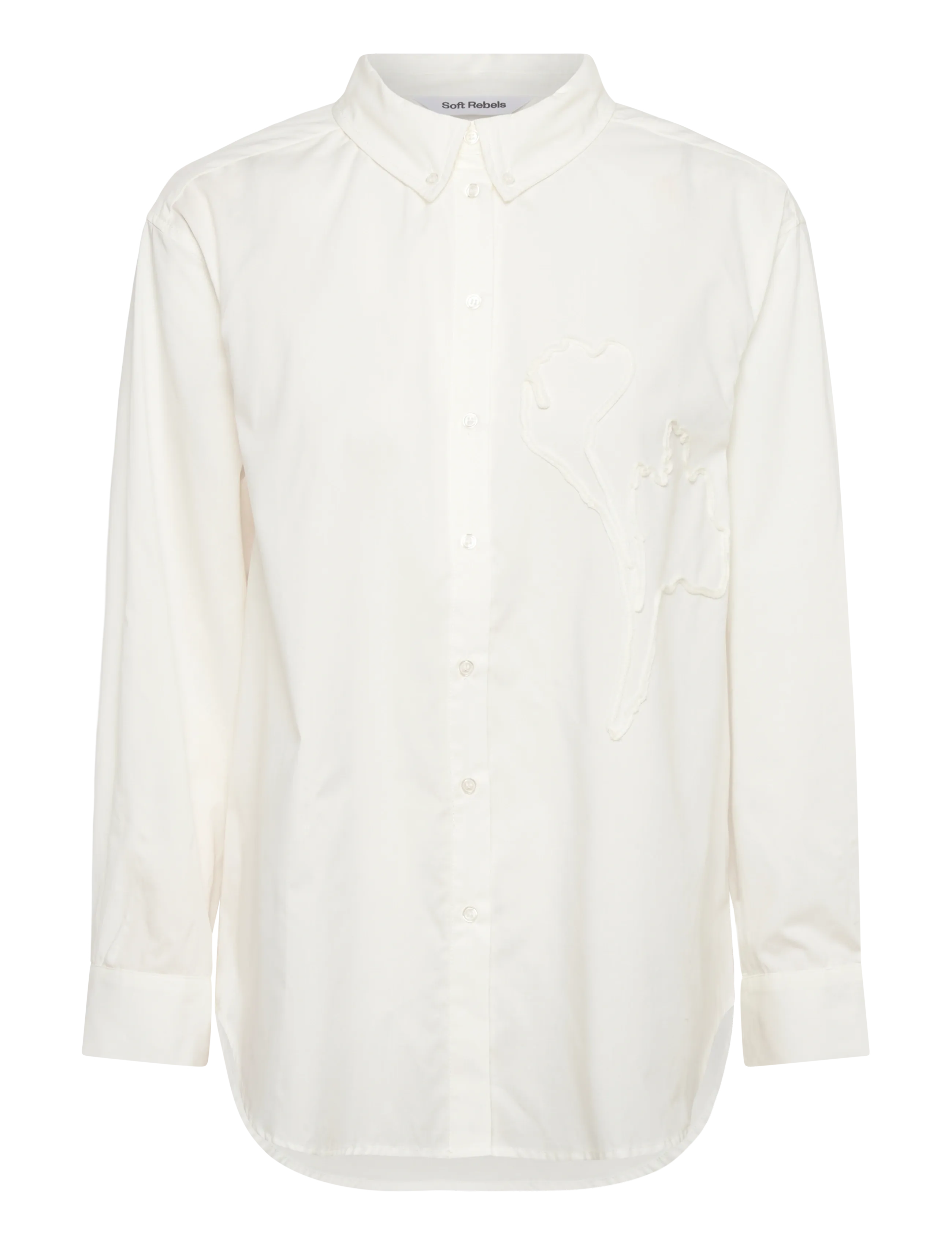 Soft Rebels Srtiffany Shirt, S, Shirts, Weiß - Long-sleeved, Frauen