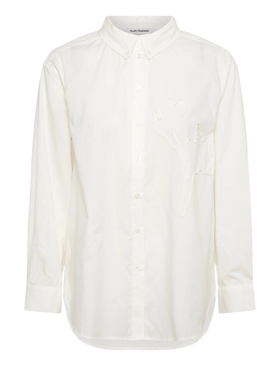 Soft Rebels - SRTiffany Shirt - chemises à manches longues - snow white - 0