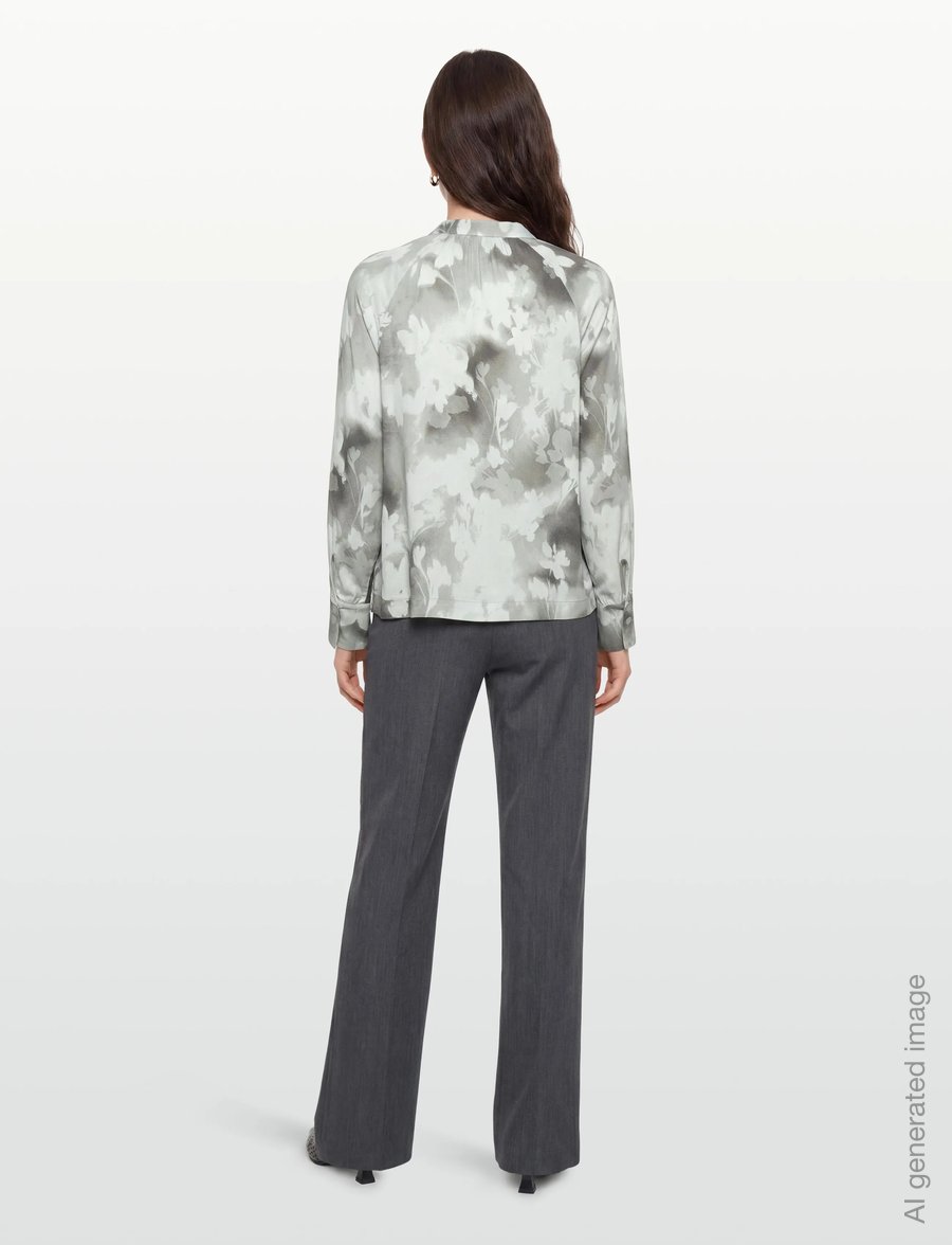 Soft Rebels - SRLeonie Blouse - langärmlige hemden - fade to flower - 4