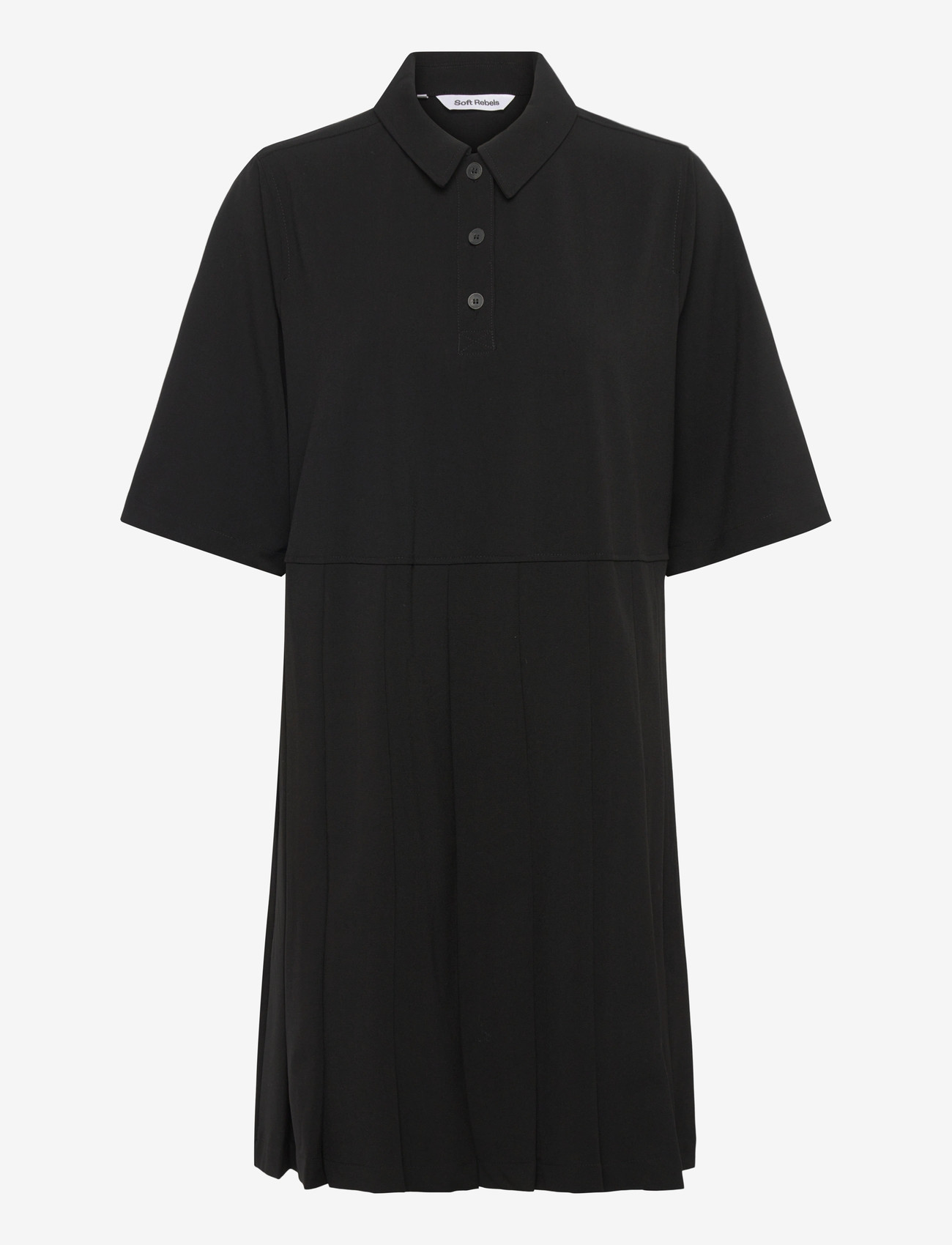 Soft Rebels - SRVilja Dress - skjortekjoler - black - 0