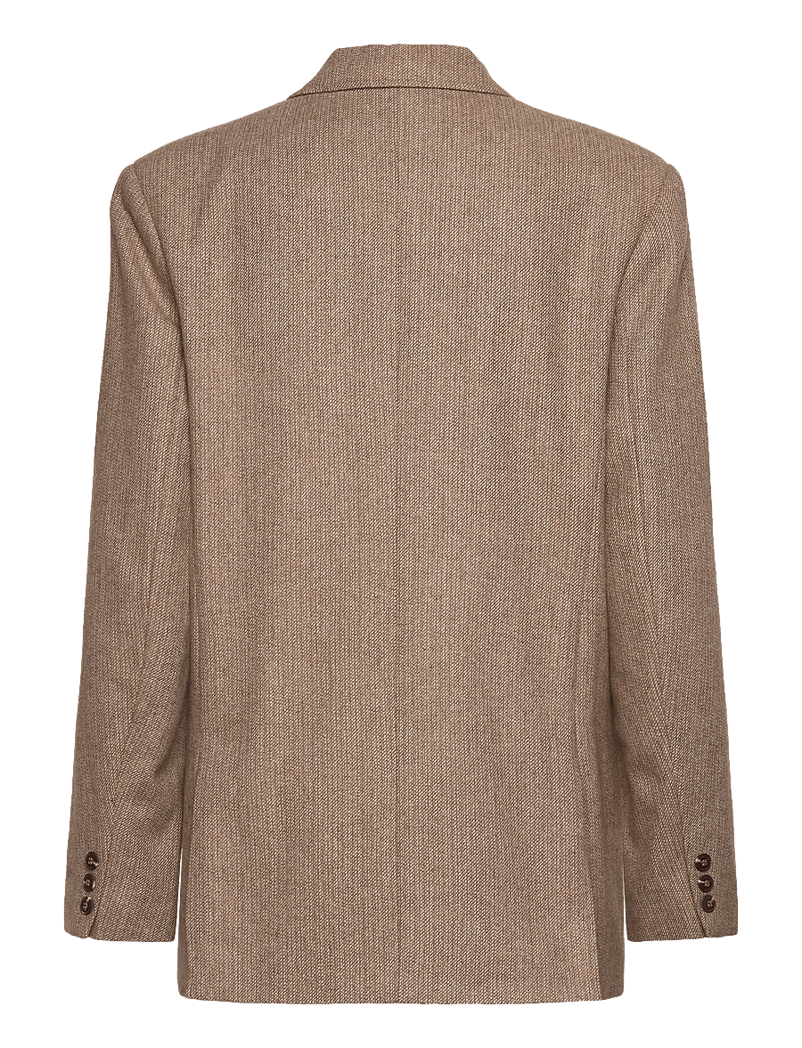 Soft Rebels - SRGreta Loose Blazer - enkeltradede blazere - toasted coconut - 2