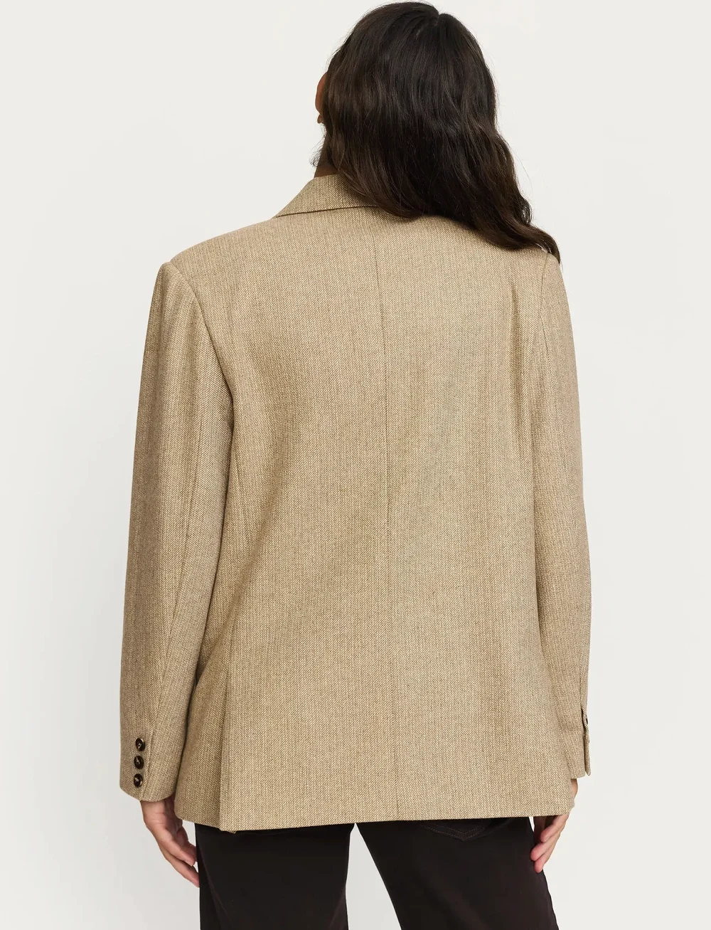 Soft Rebels - SRGreta Loose Blazer - enkelknäppta kavajer - toasted coconut - 4