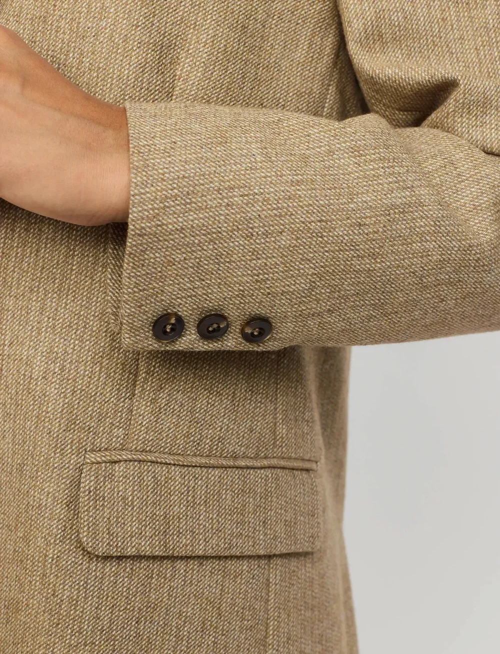 Soft Rebels - SRGreta Loose Blazer - enkelknäppta kavajer - toasted coconut - 5