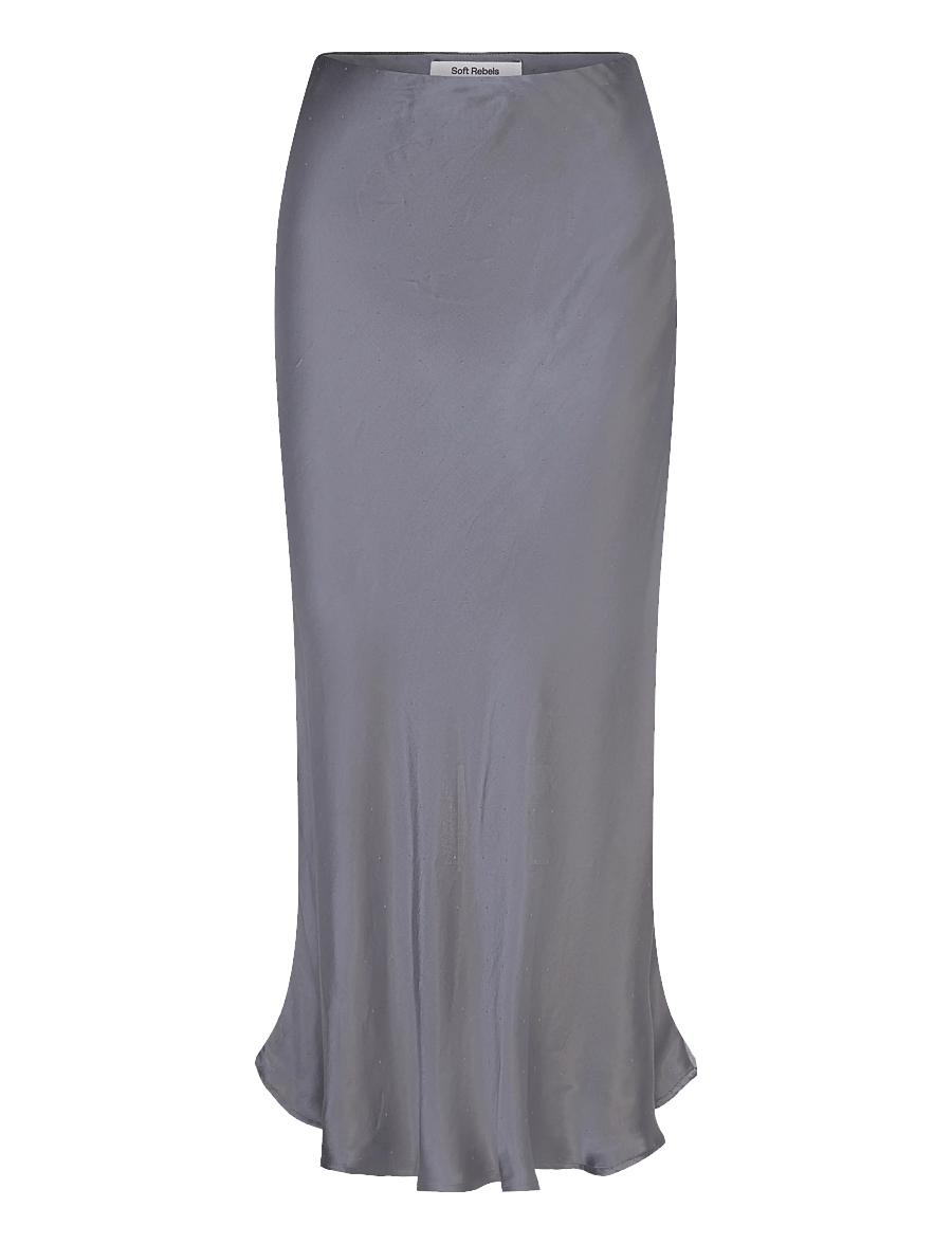Soft Rebels - SRFrancesca Abia Skirt - satiinihameet - grisaille - 1