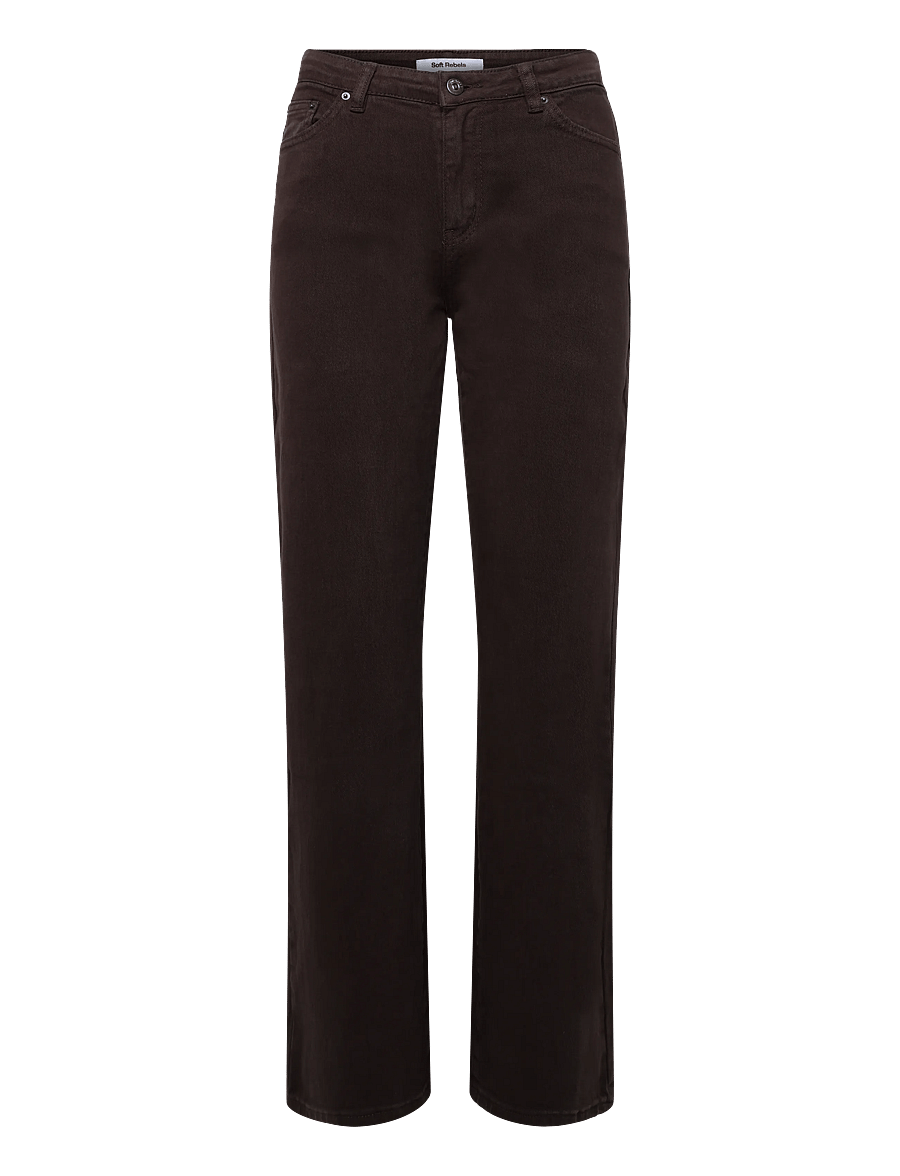 Soft Rebels - SREma Willa Midwaist Wide Jeans - igapäevane stiil - 383 demitasse - 0