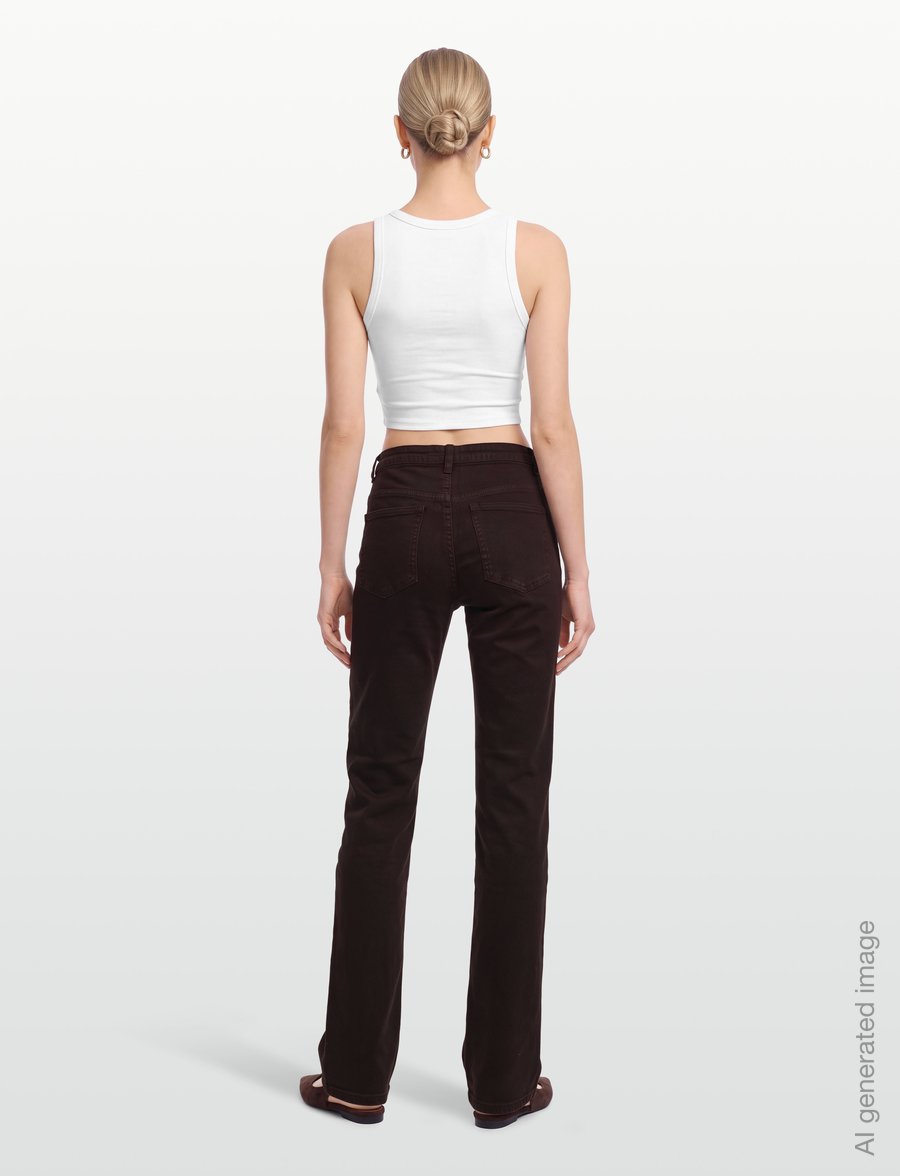 Soft Rebels - SREma Willa Midwaist Wide Jeans - raka jeans - 383 demitasse - 4