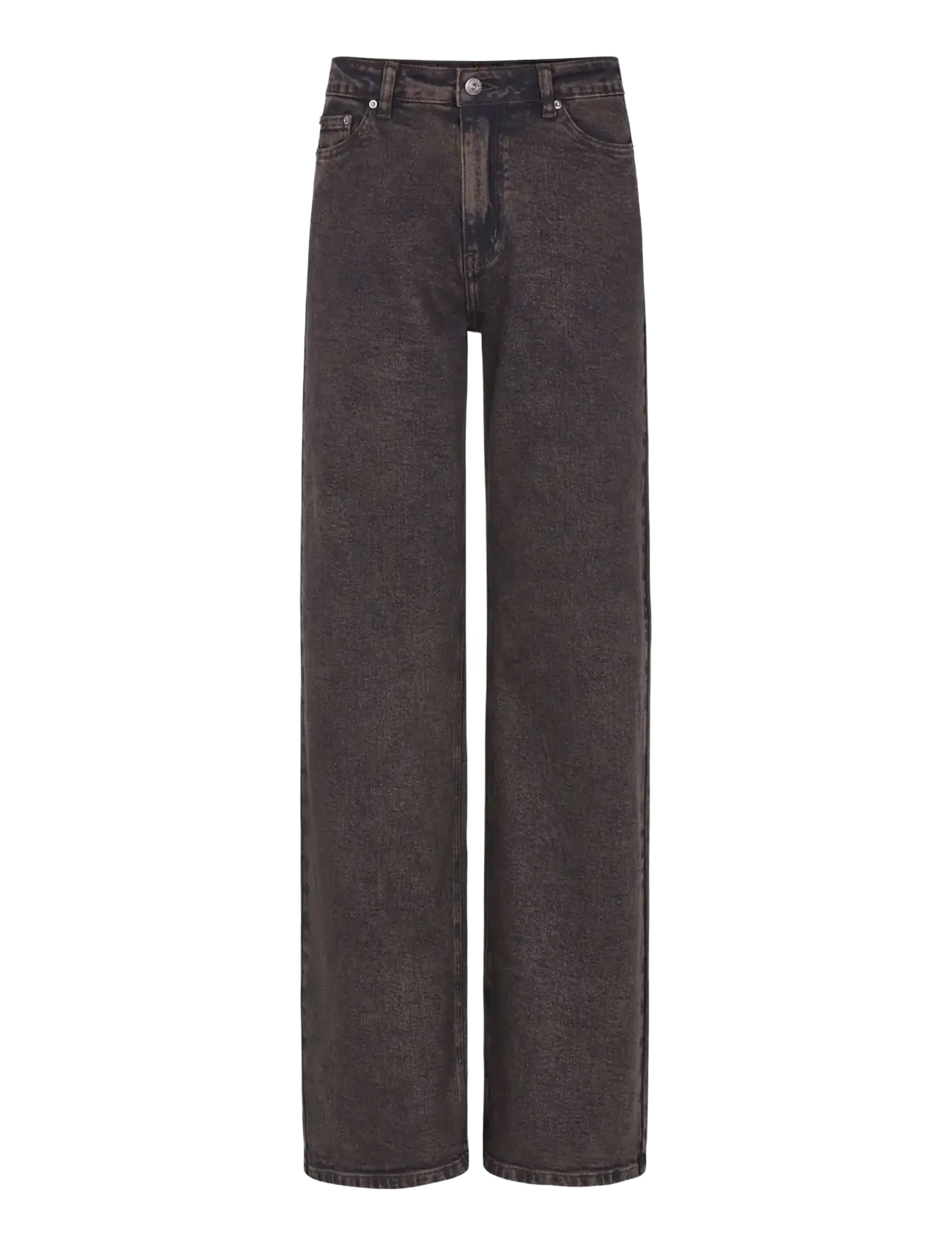 Soft Rebels SREma Willa Midwaist Wide Jeans - Sirged teksad - CHOCOLATE PLUM / brown