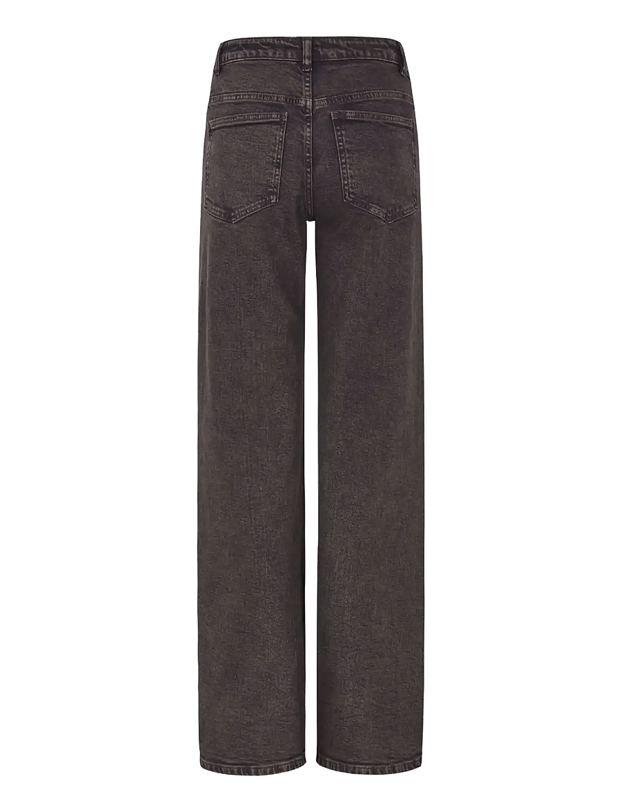 Soft Rebels - SREma Willa Midwaist Wide Jeans - igapäevane stiil - chocolate plum - 1