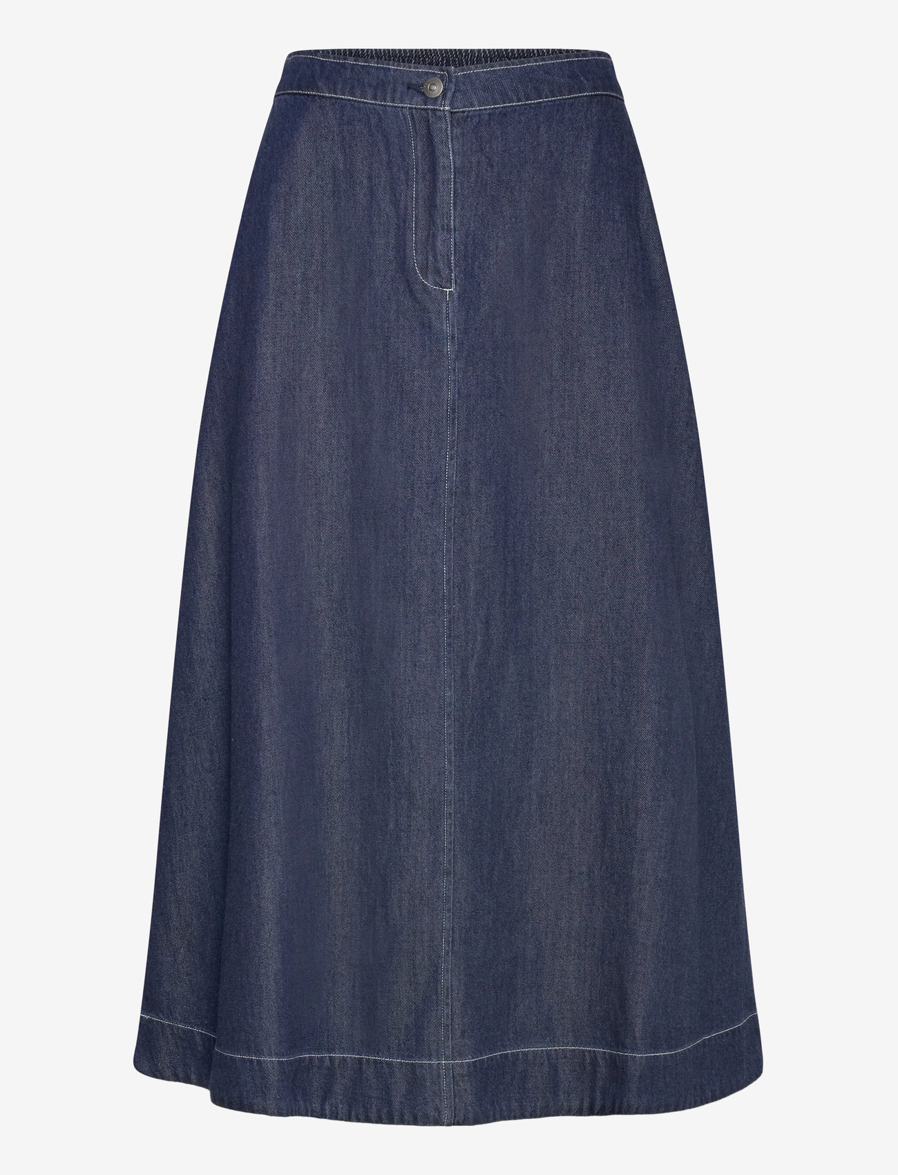 Soft Rebels - SRPortia Midi Skirt - denimnederdele - dark blue - 1
