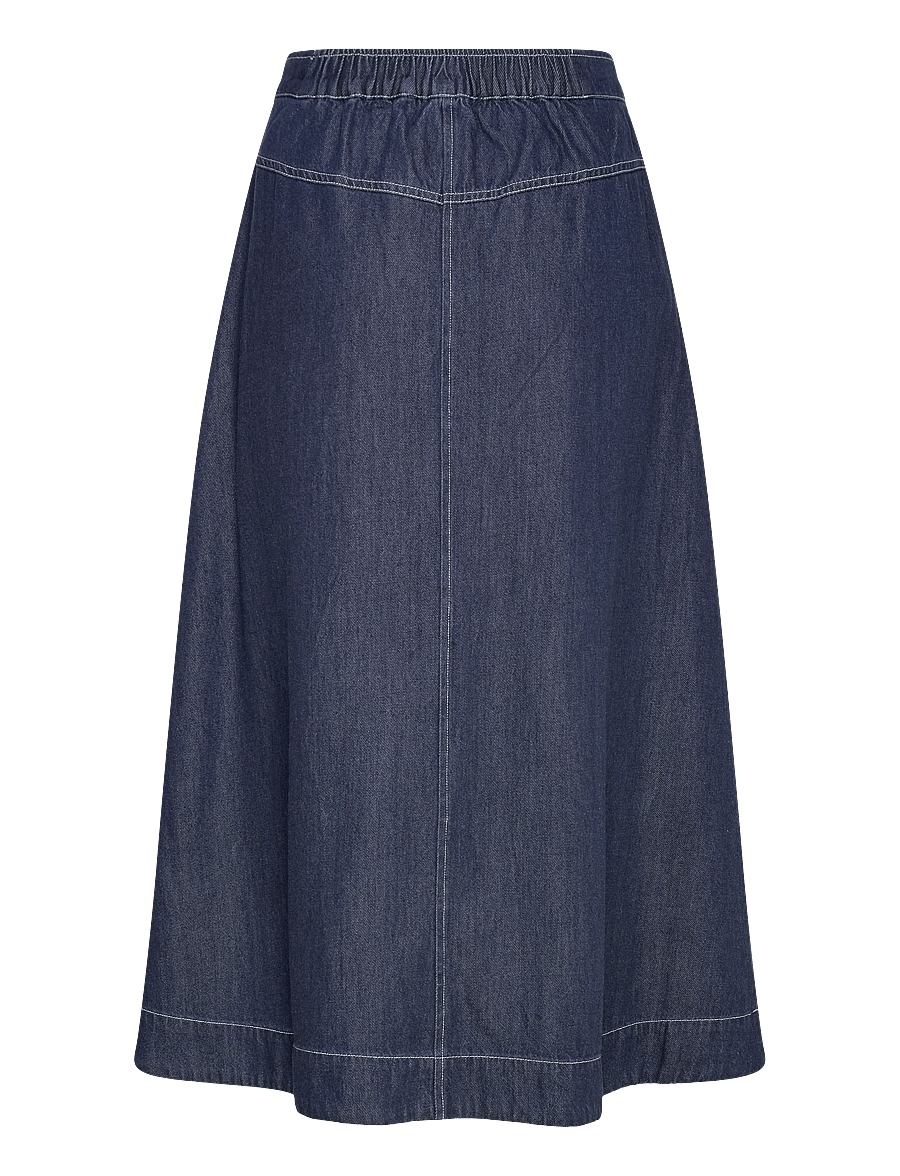 Soft Rebels - SRPortia Midi Skirt - jeansröcke - dark blue - 2