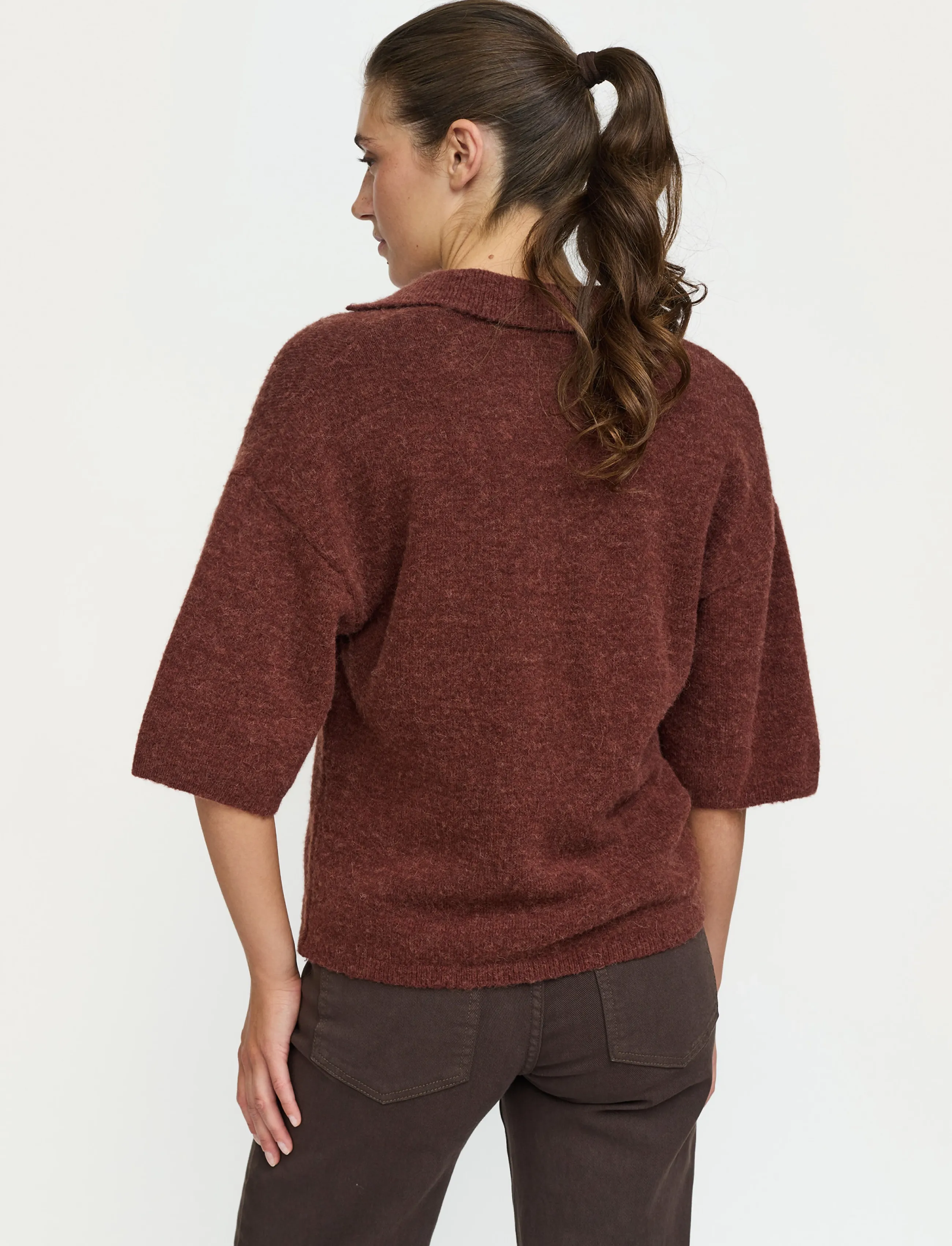 Soft Rebels - SRAllison Polo SS Knit - 387 andorra - 3