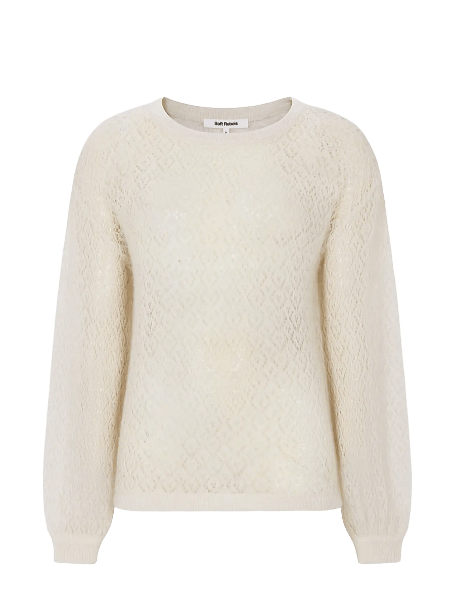 Soft Rebels - SRTilly Knit - striktrøjer - arctic wolf - 1