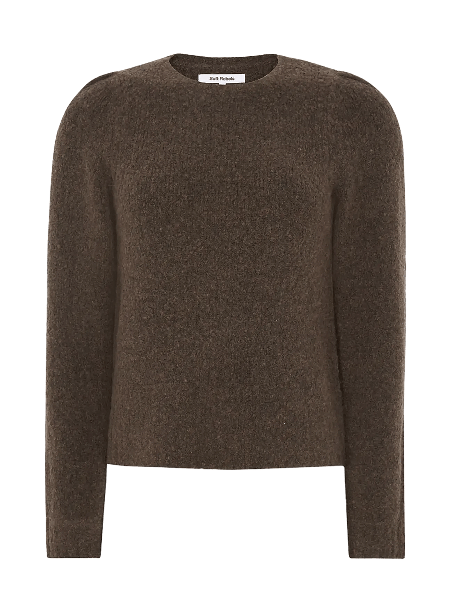 Soft Rebels - SRThunder Knit - striktrøjer - kanagaroo - 1