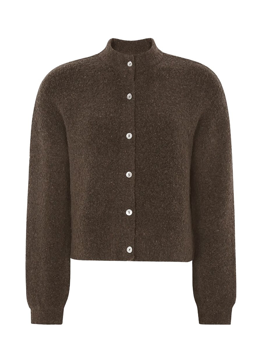 Soft Rebels - SRThunder Cardigan Kint - strickjacken - kanagaroo - 1
