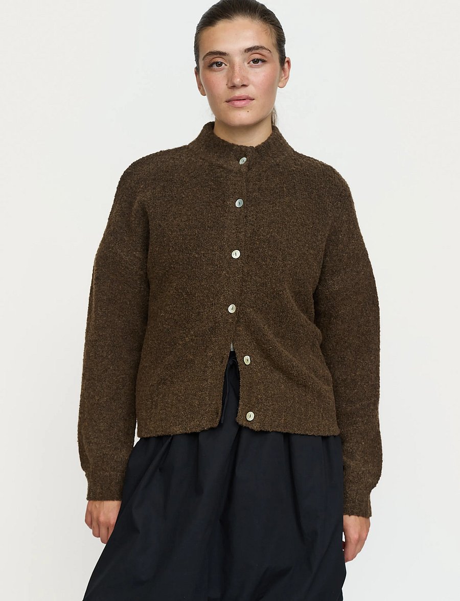 Soft Rebels - SRThunder Cardigan Kint - strickjacken - kanagaroo - 0