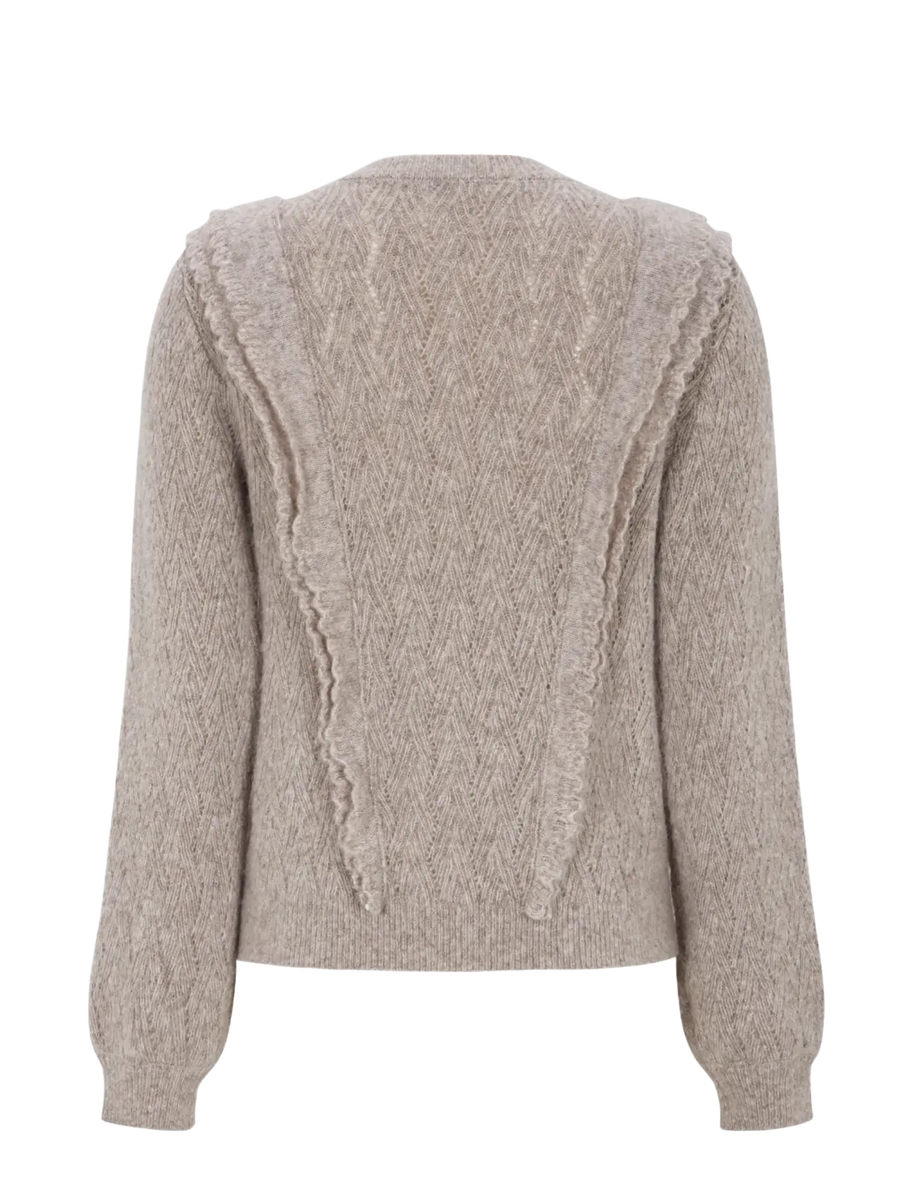 Soft Rebels - SRStory Knit - kampsunid - silver mink melange - 2