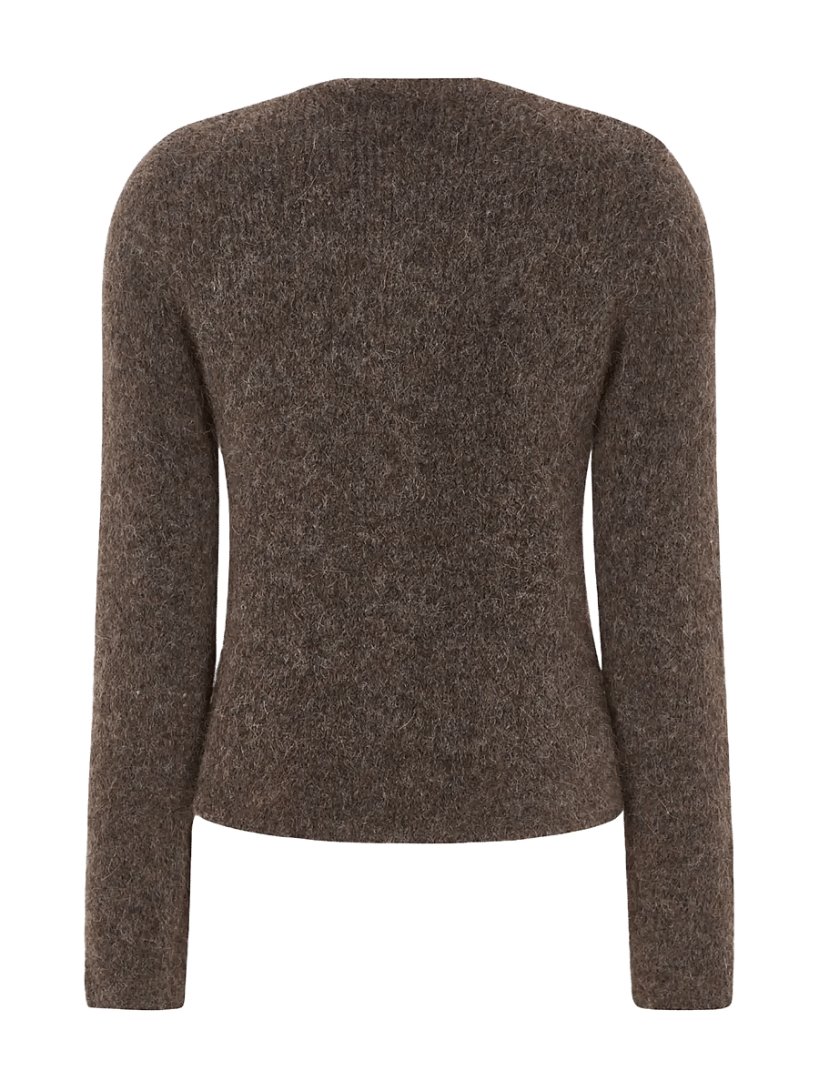 Soft Rebels - SRCamilla Cardigan Knit - kardiganid - demitasse melange - 2