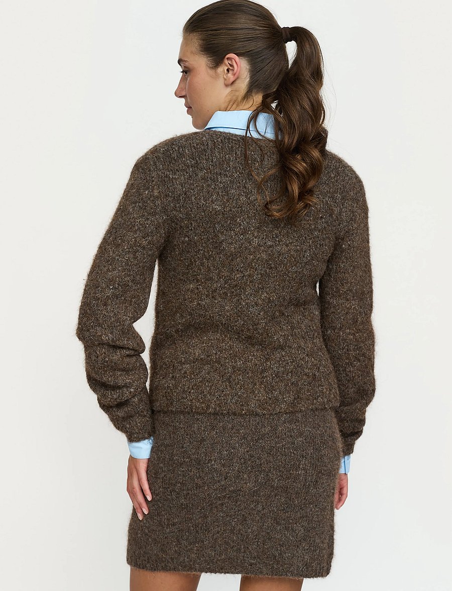 Soft Rebels - SRCamilla Cardigan Knit - kardiganid - demitasse melange - 3