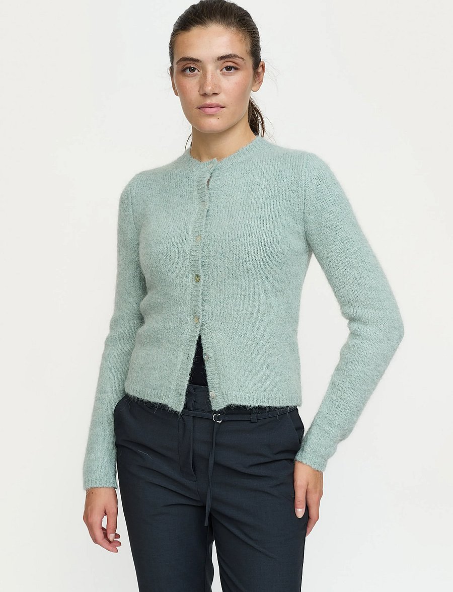 Soft Rebels - SRCamilla Cardigan Knit - kardiganid - puritan - 0