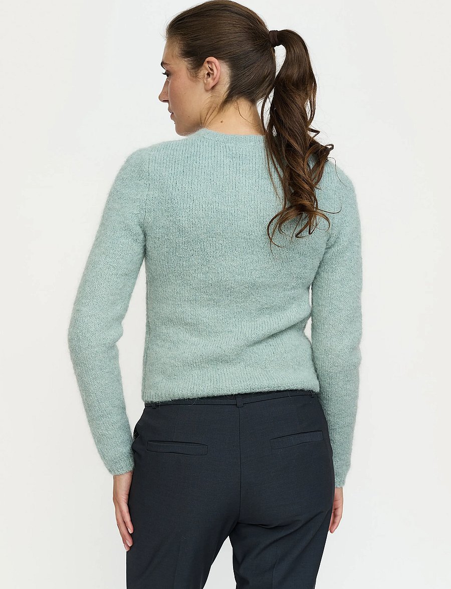 Soft Rebels - SRCamilla Cardigan Knit - kardiganid - puritan - 3