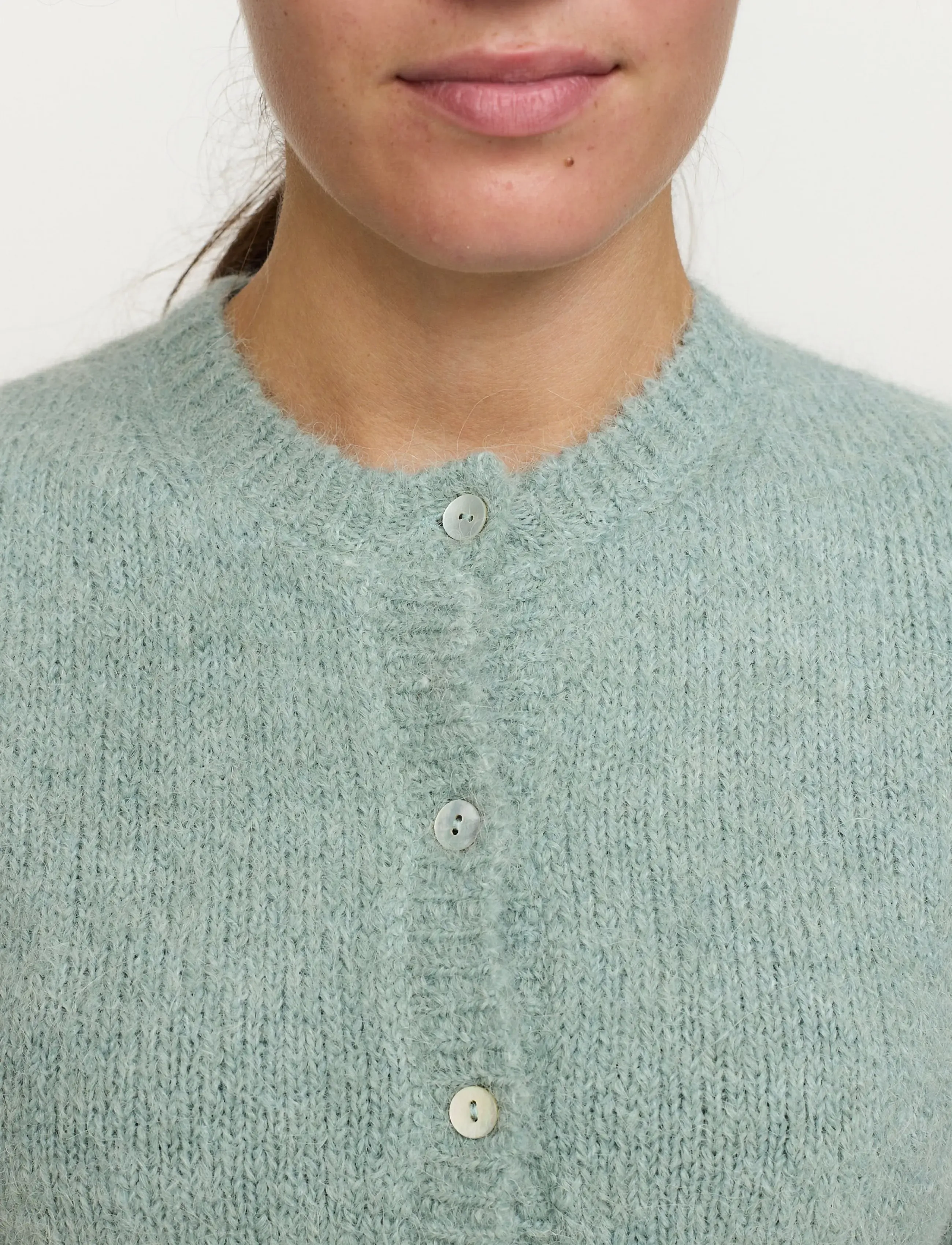 Soft Rebels - SRCamilla Cardigan Knit - kardiganid - puritan - 4