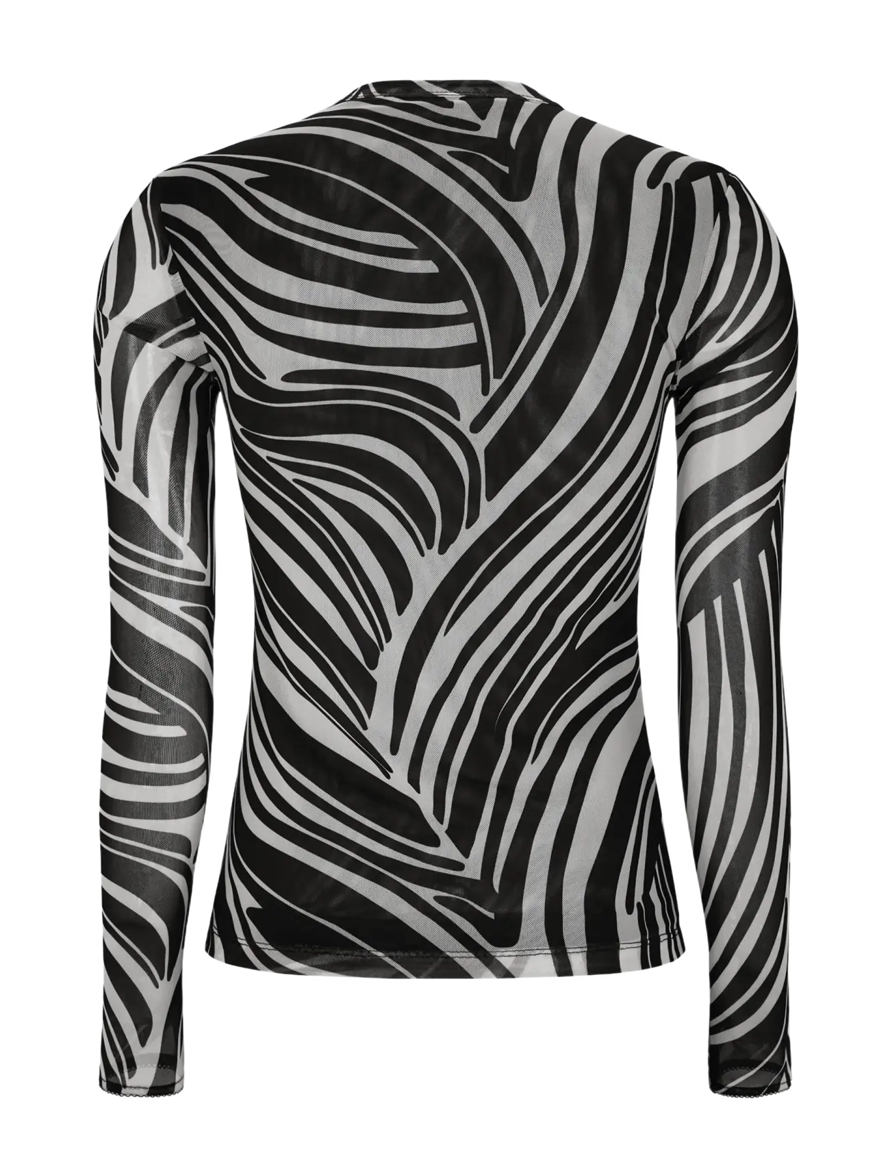 Soft Rebels - SRMaryam LS Top - langärmlige tops - zebra print - 2