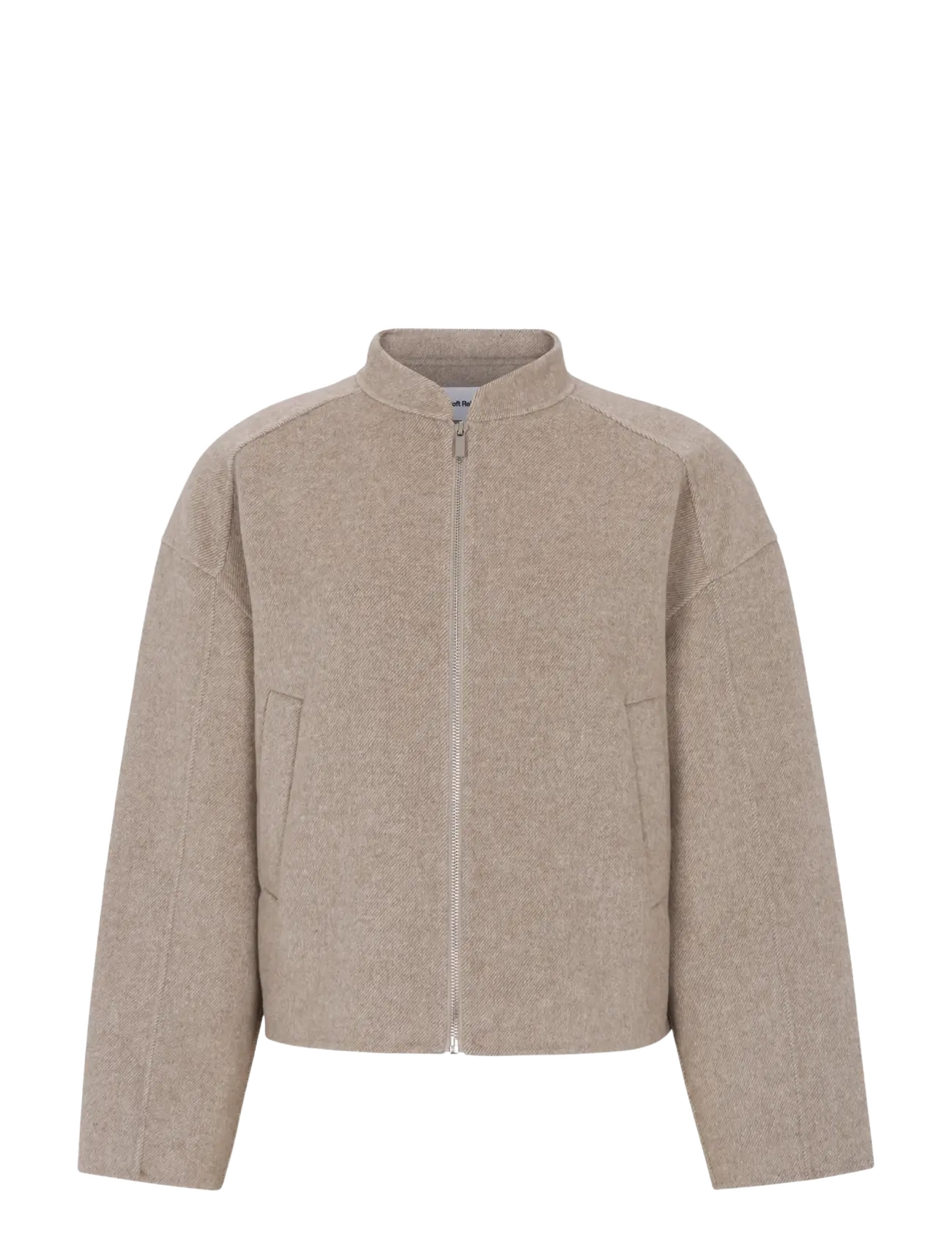 Soft Rebels - SRMallory Jacket - uldjakker - 370 silver mink - 1