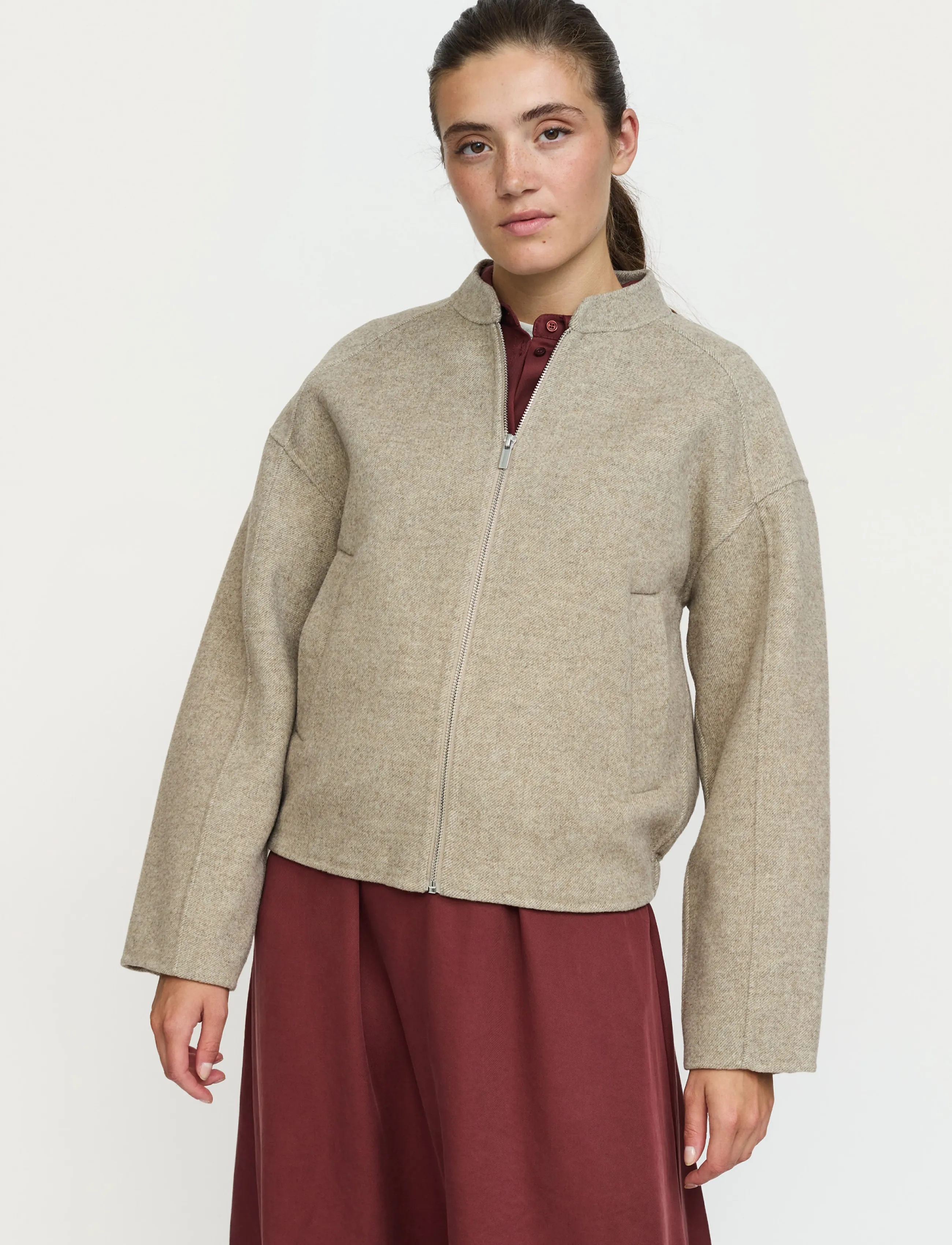 Soft Rebels SRMallory Jacket - Inspiration - 370 SILVER MINK / beige