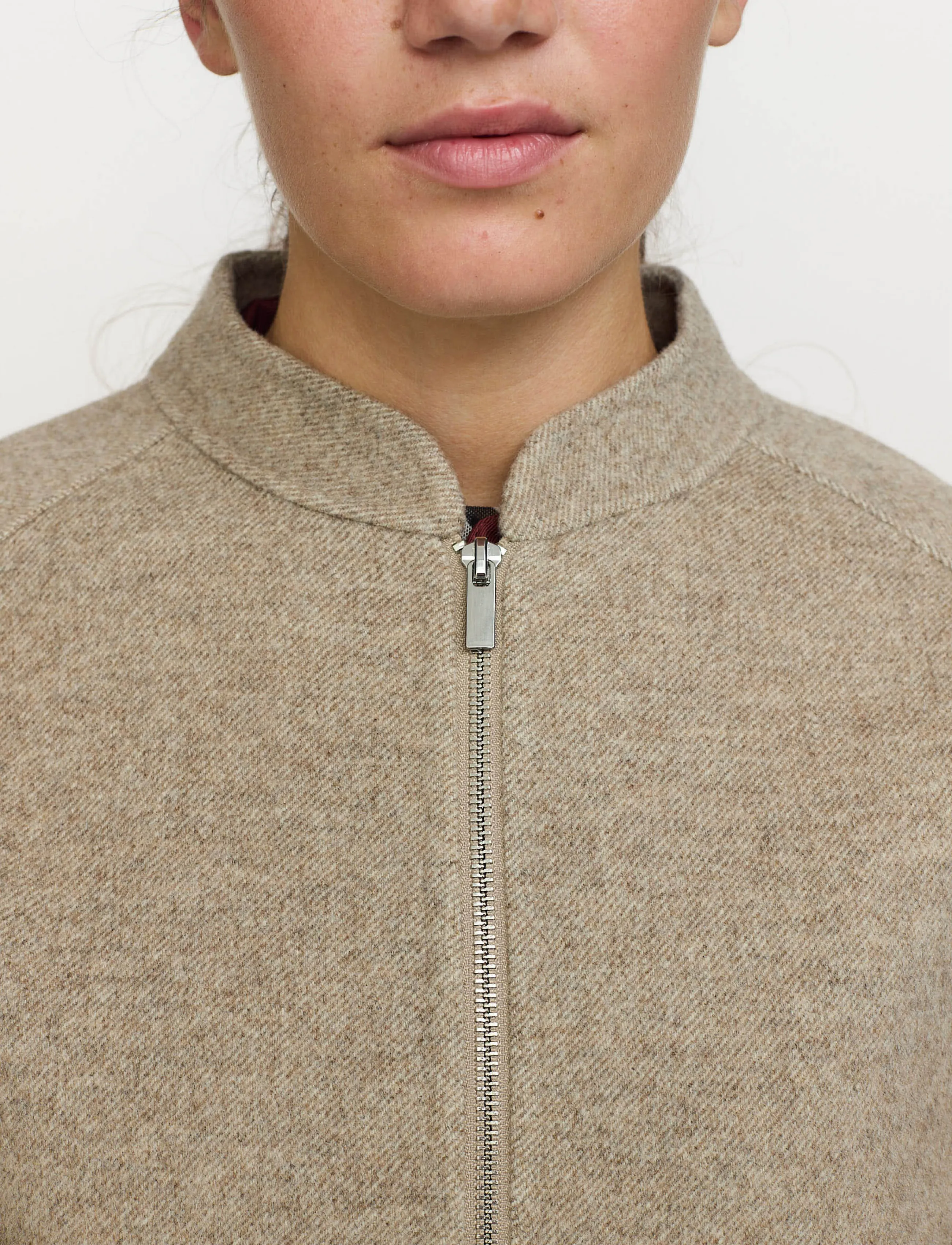 Soft Rebels - SRMallory Jacket - uldjakker - 370 silver mink - 4