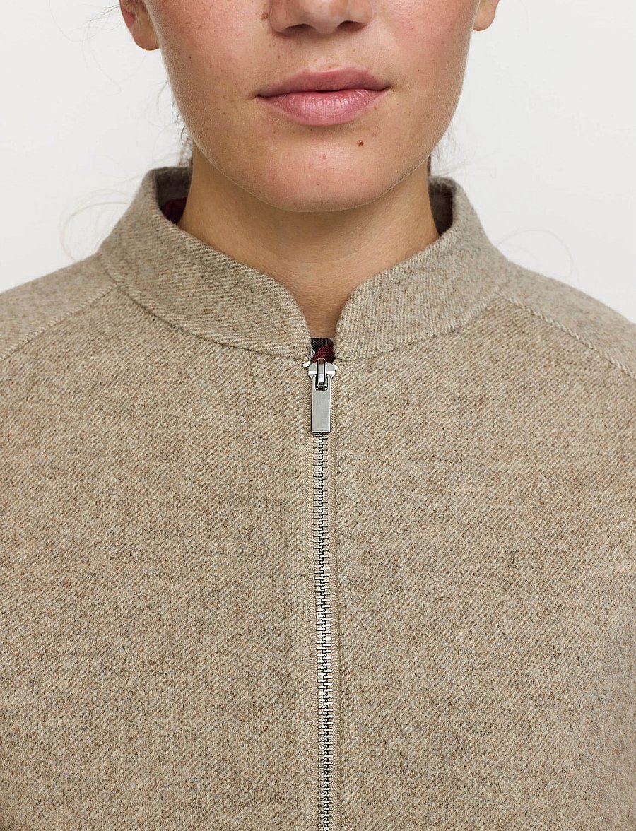 Soft Rebels - SRMallory Jacket - uldjakker - 370 silver mink - 4