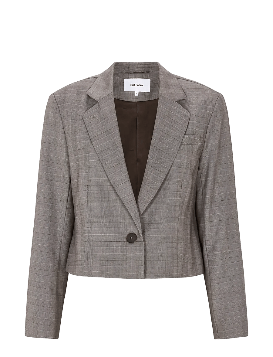 Soft Rebels - SRViviana Blazer - korte blazere - demitasse - 1