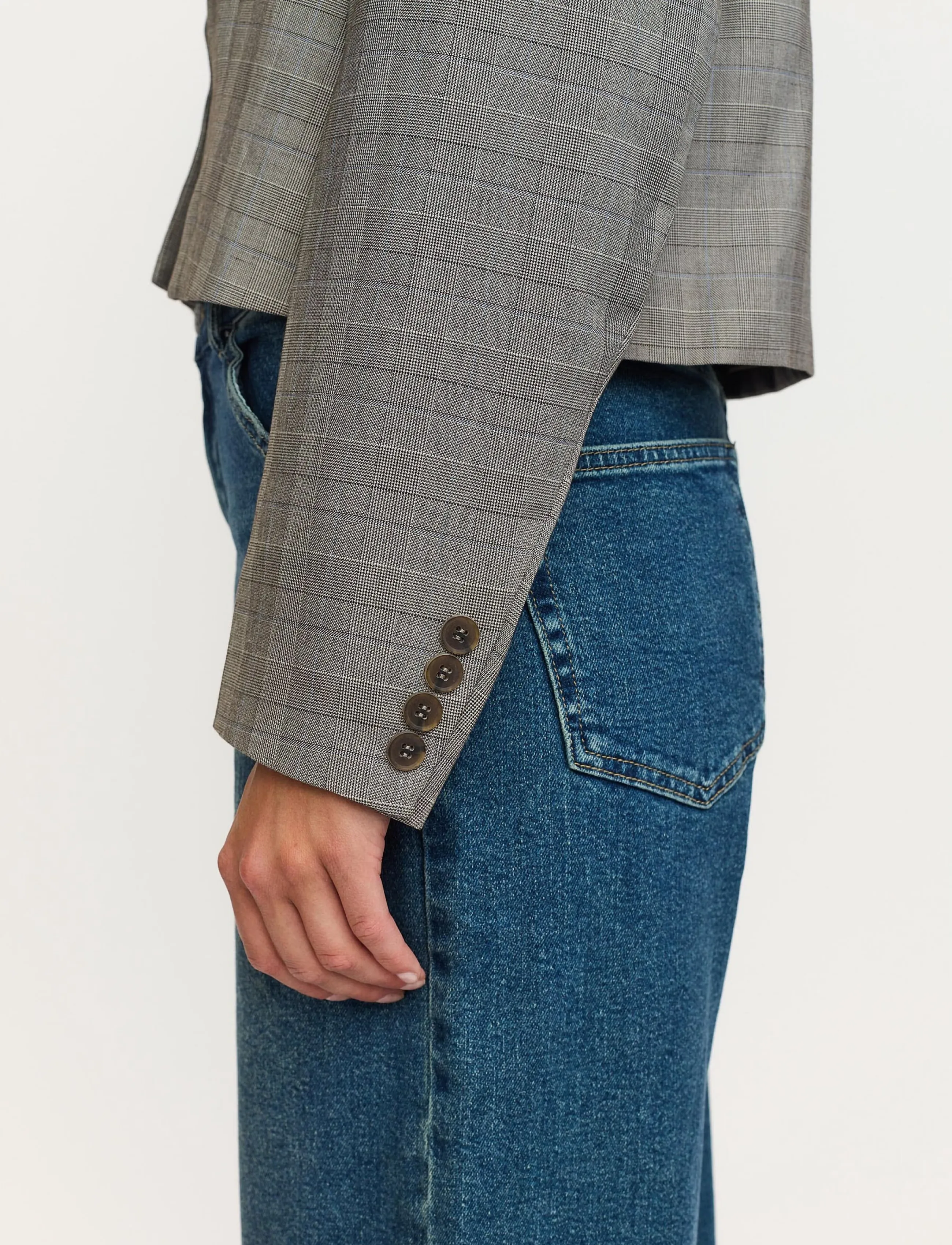 Soft Rebels - SRViviana Blazer - korte blazere - demitasse - 4