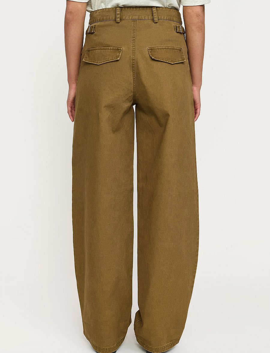 Soft Rebels - SRTrinitty Pant - bukser med brede ben - kanagaroo - 3