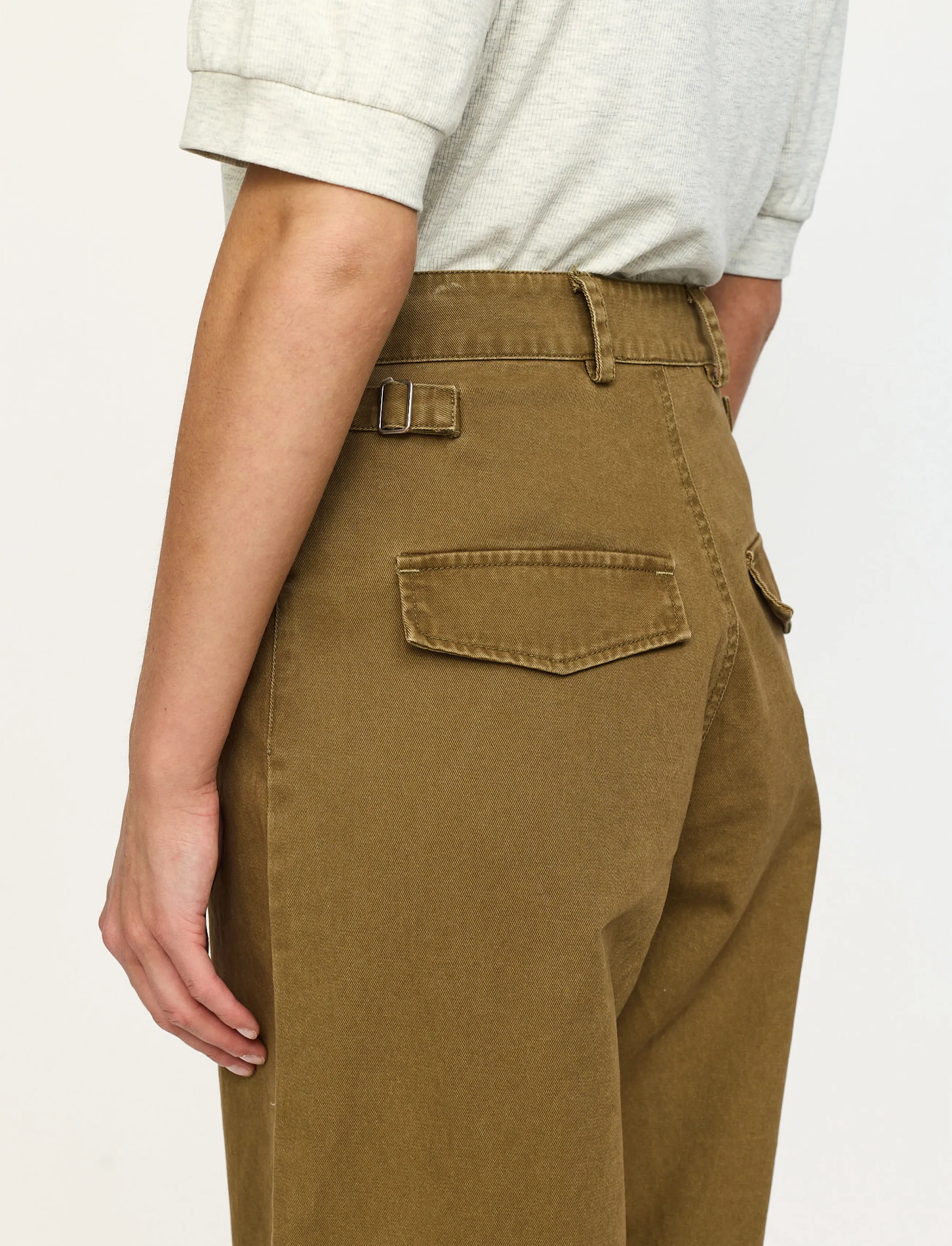 Soft Rebels - SRTrinitty Pant - bukser med brede ben - kanagaroo - 4