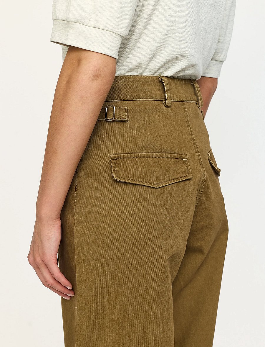 Soft Rebels - SRTrinitty Pant - bukser med brede ben - kanagaroo - 4
