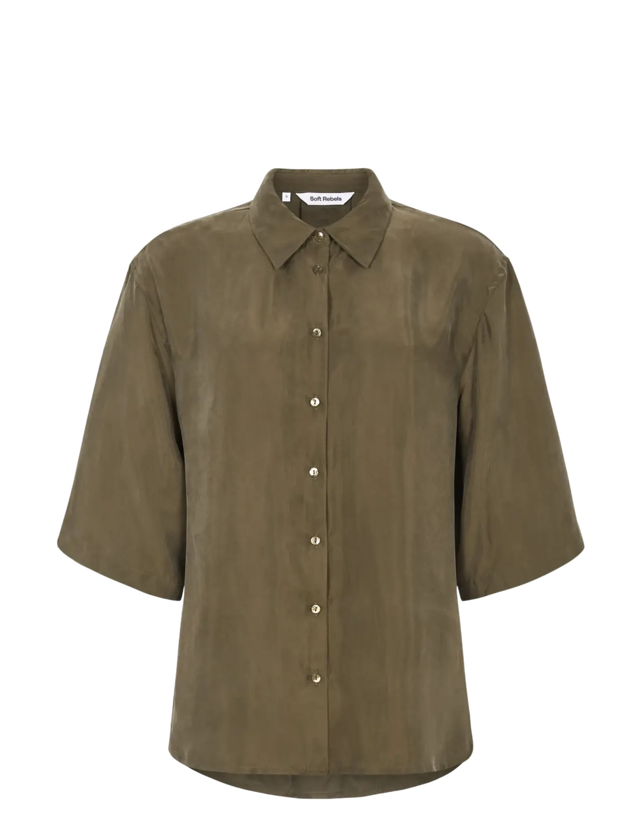 Soft Rebels - SRFrances Shirt - short-sleeved shirts - kanagaroo - 1