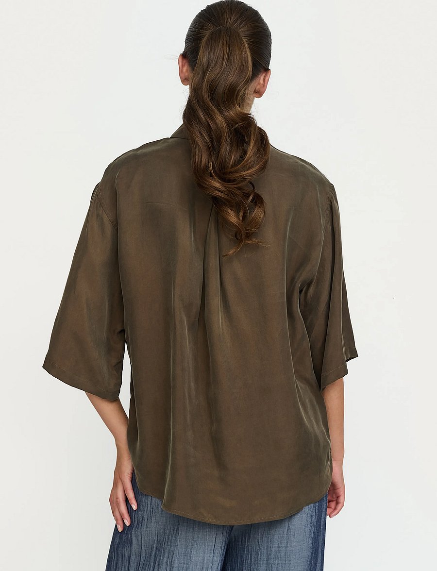 Soft Rebels - SRFrances Shirt - short-sleeved shirts - kanagaroo - 3