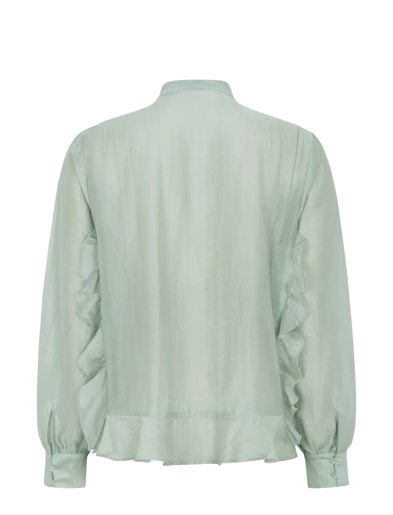 Soft Rebels - SRRachel Frill Shirt - langærmede skjorter - puritan - 2