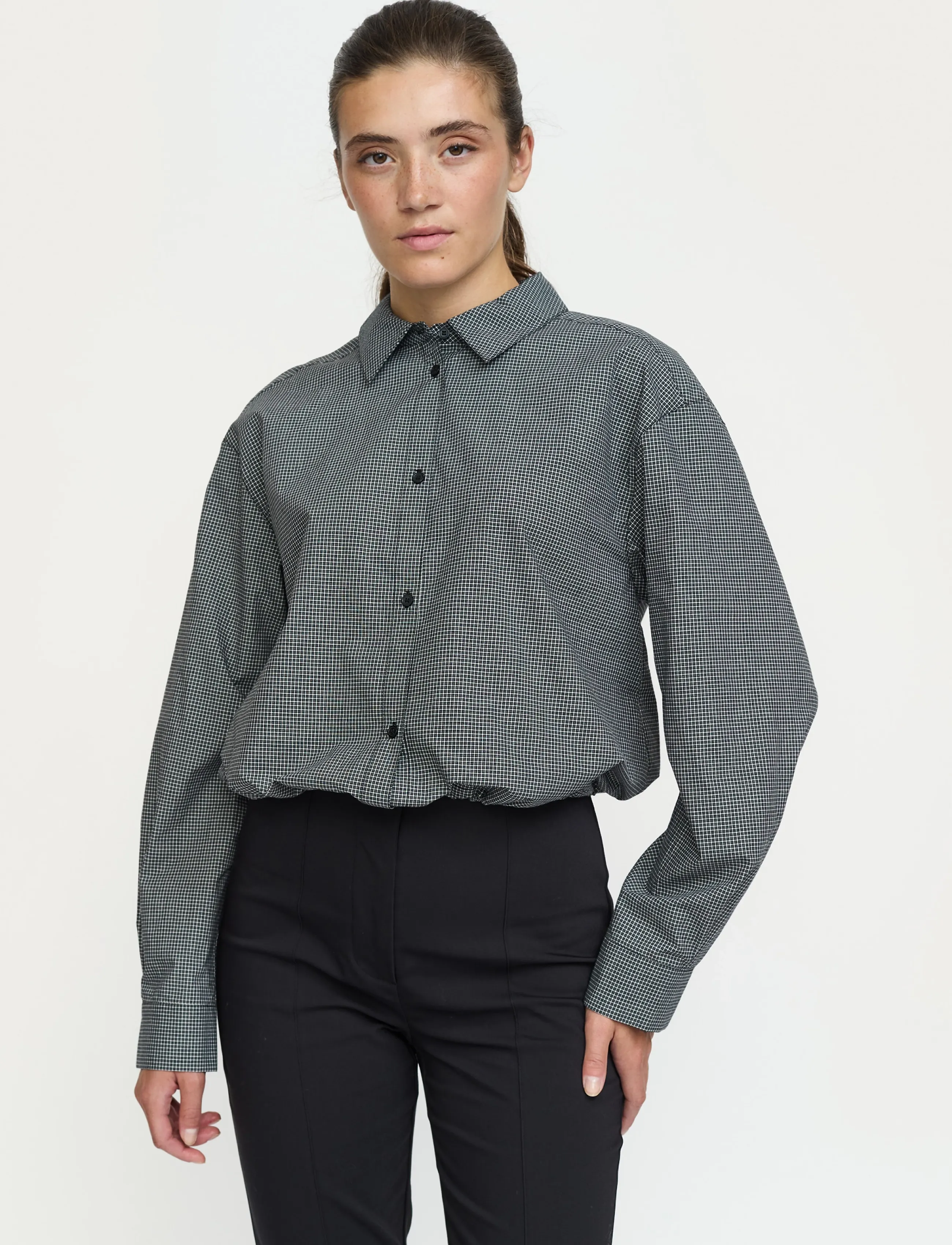 Soft Rebels Srlogan Shirt, M, Shirts, Schwarz - Long-sleeved, Frauen