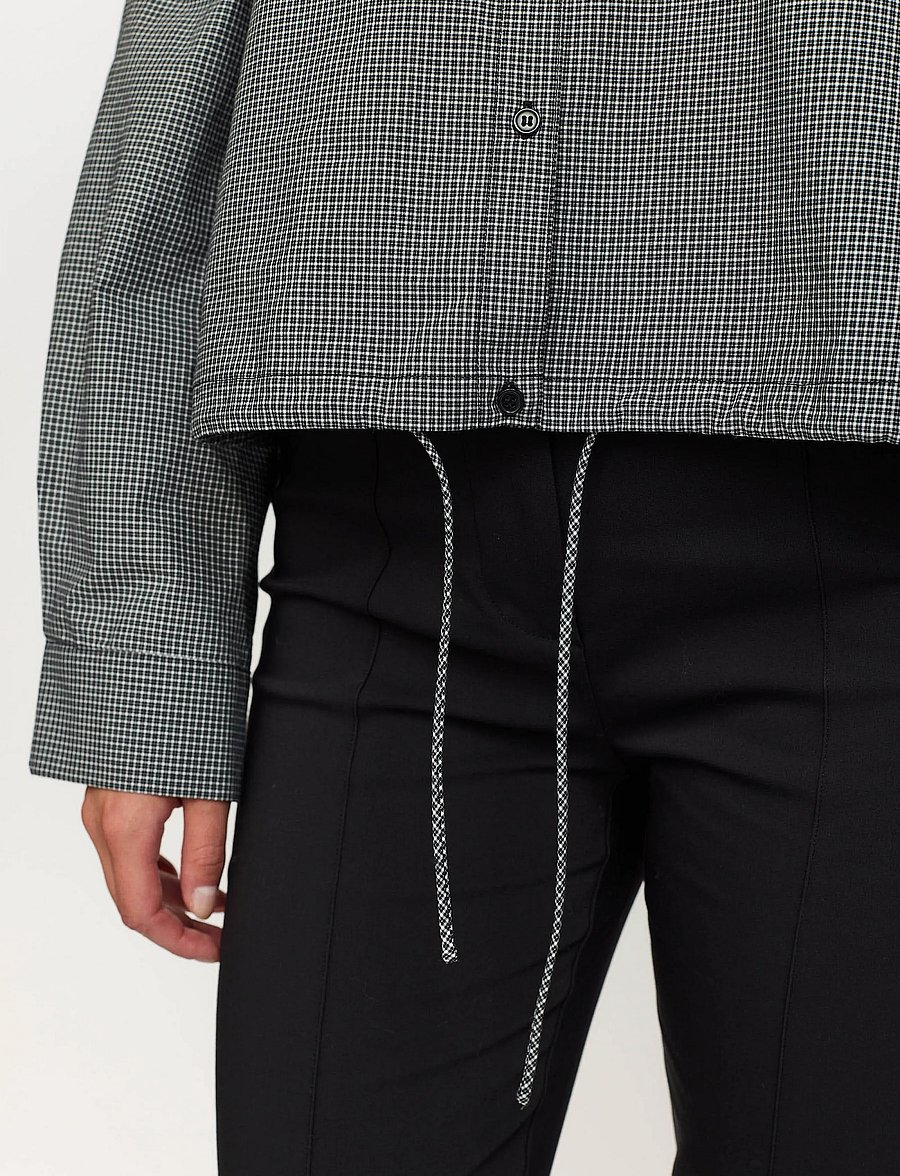 Soft Rebels - SRLogan Shirt - långärmade skjortor - black - 4